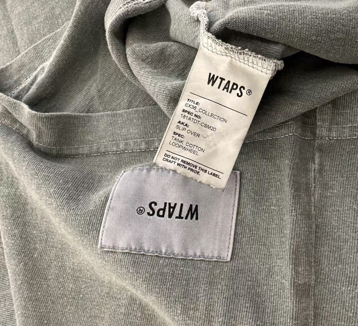 Wtaps WTAPS SLIP OVER/TANK. COTTON. LOOPWHEEL Size US M / EU 48-50 / 2 - 3 Thumbnail