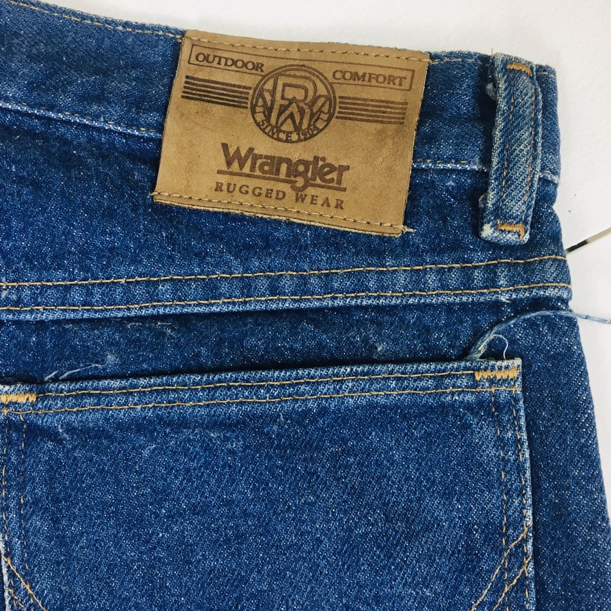 Vintage Vintage Wrangler Rugged Wear Made in USA Size US 31 - 8 Thumbnail