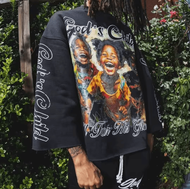 Japanese Brand 20 American Street Trend Figure Letter Printed Size US L / EU 52-54 / 3 - 6 Thumbnail