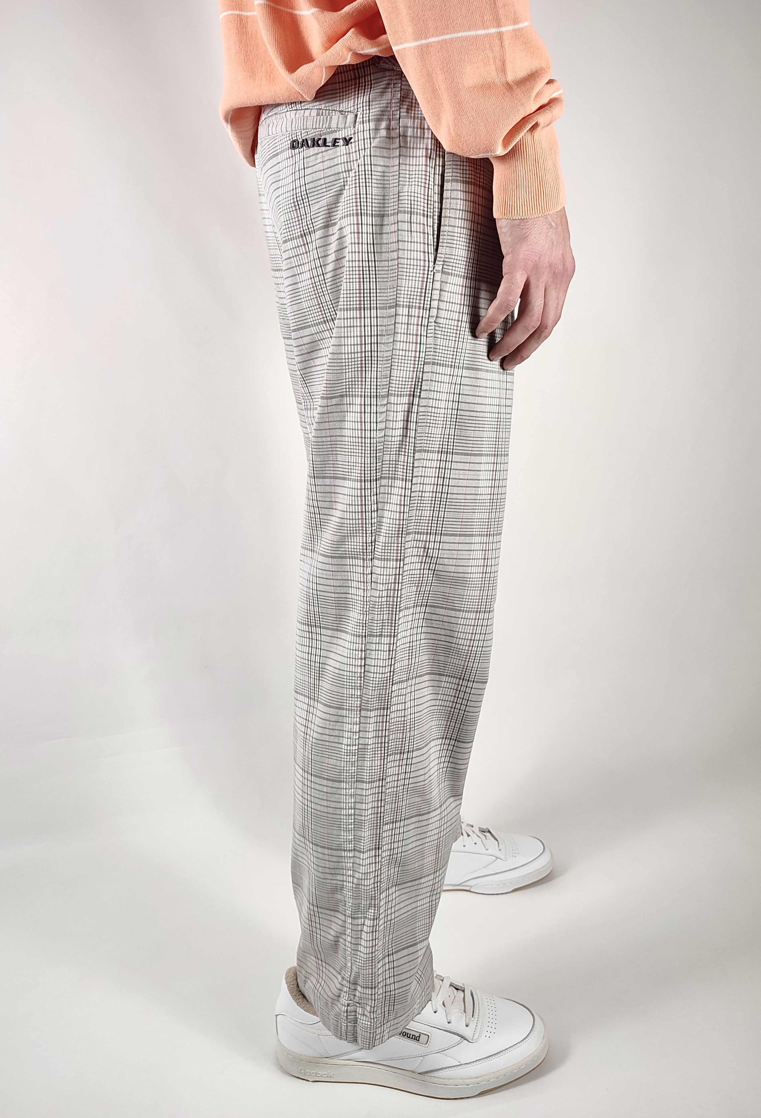 Oakley Y2K Oakley Multicolor Check Straight Nylon Pants Trousers Size US 32 / EU 48 - 4 Thumbnail