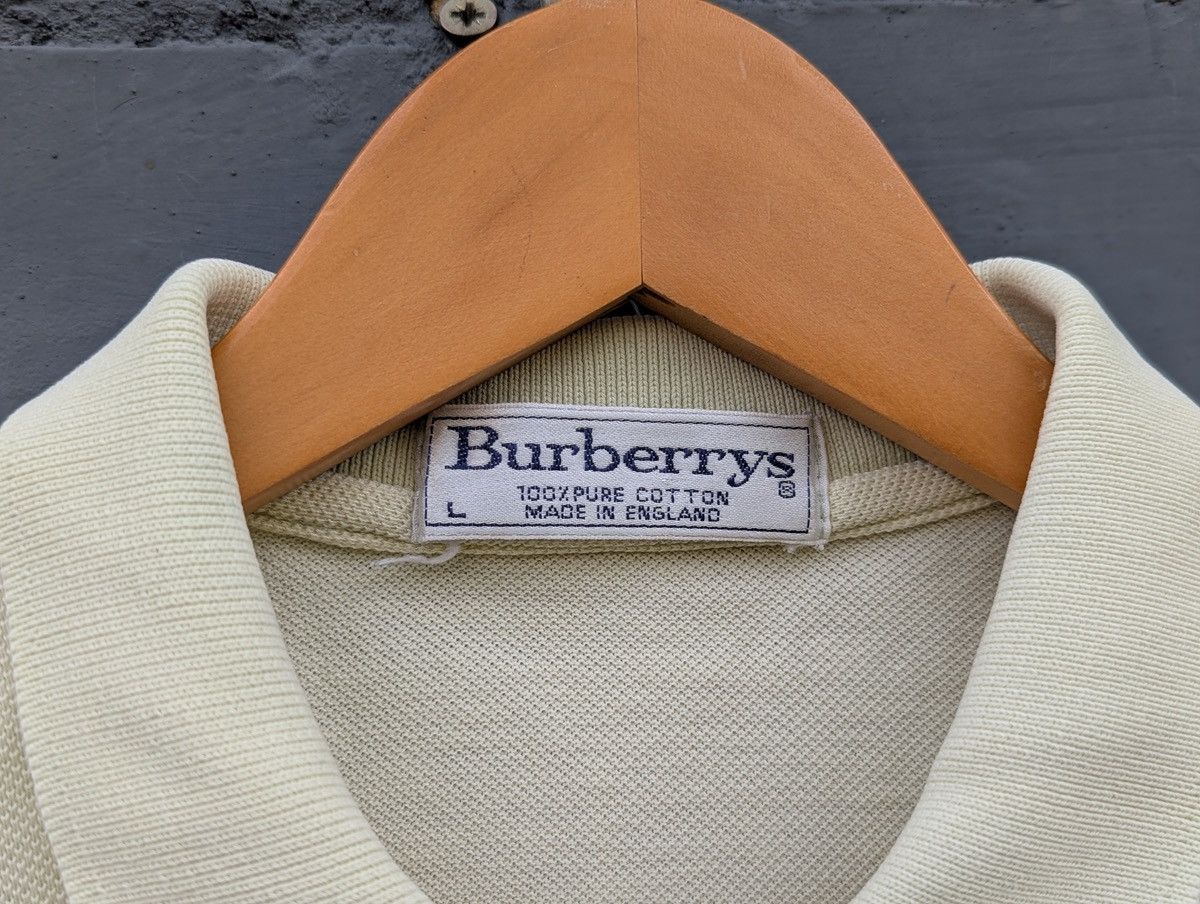 Burberry Burberrys Polo Shirt Short Sleeve Embroidered Logo Size L / US 10 / IT 46 - 5 Thumbnail