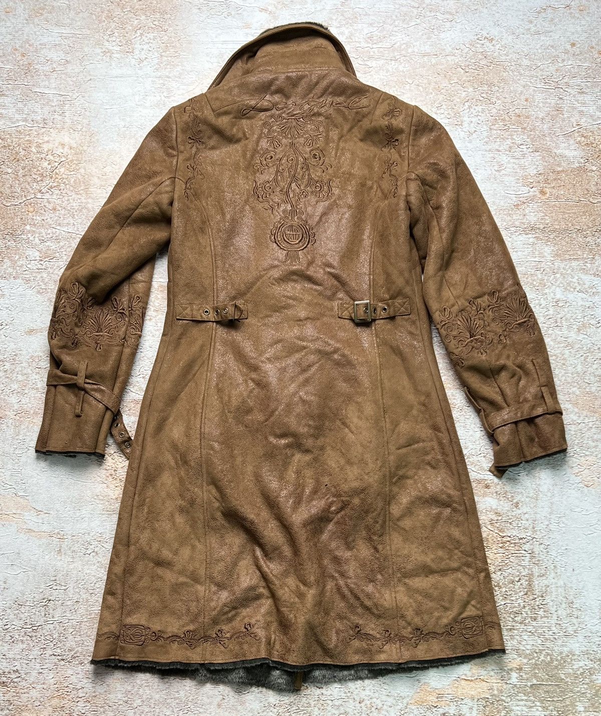 Vintage Vintage Japanese belted long coat Size S / US 4 / IT 40 - 5 Thumbnail