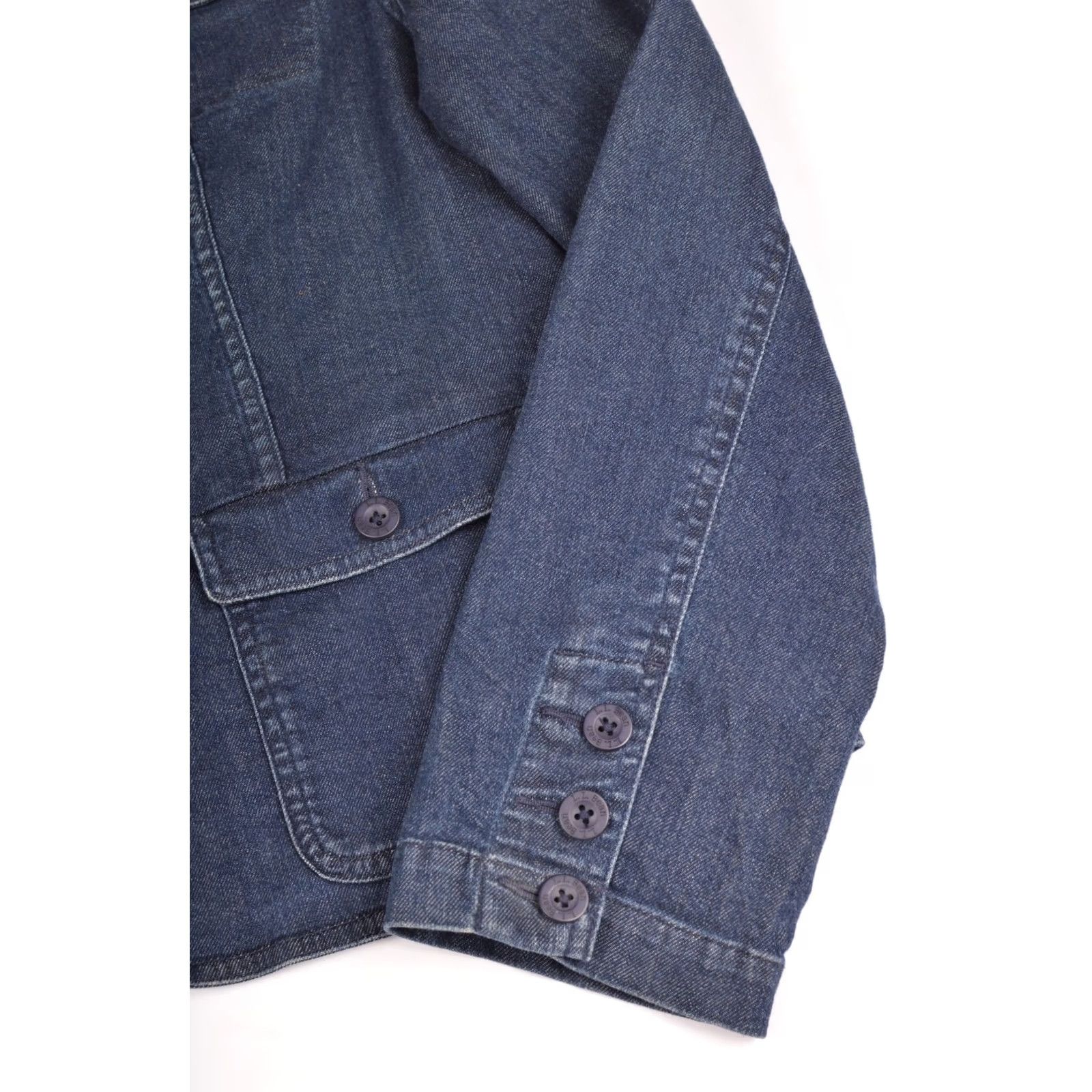 Vintage L.L. Bean Womens Vintage Stretch Denim Front Pockets Jacket M Blue Womens, Front Pockets, Denim, Stretch, Jacket, Vintage, 98% cotton / 2% spandex Size M / US 6-8 / IT 42-44 - 4 Thumbnail