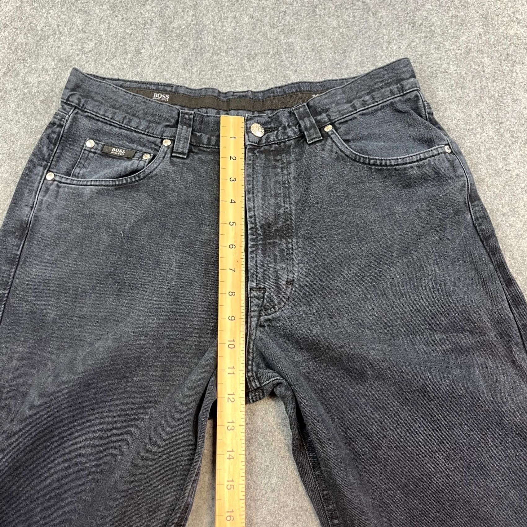 Hugo Boss VINTAGE Hugo Boss Jeans 32 32 Dark Wash Blue Regular Straight Alabama Mens Size US 32 / EU 48 - 5 Thumbnail