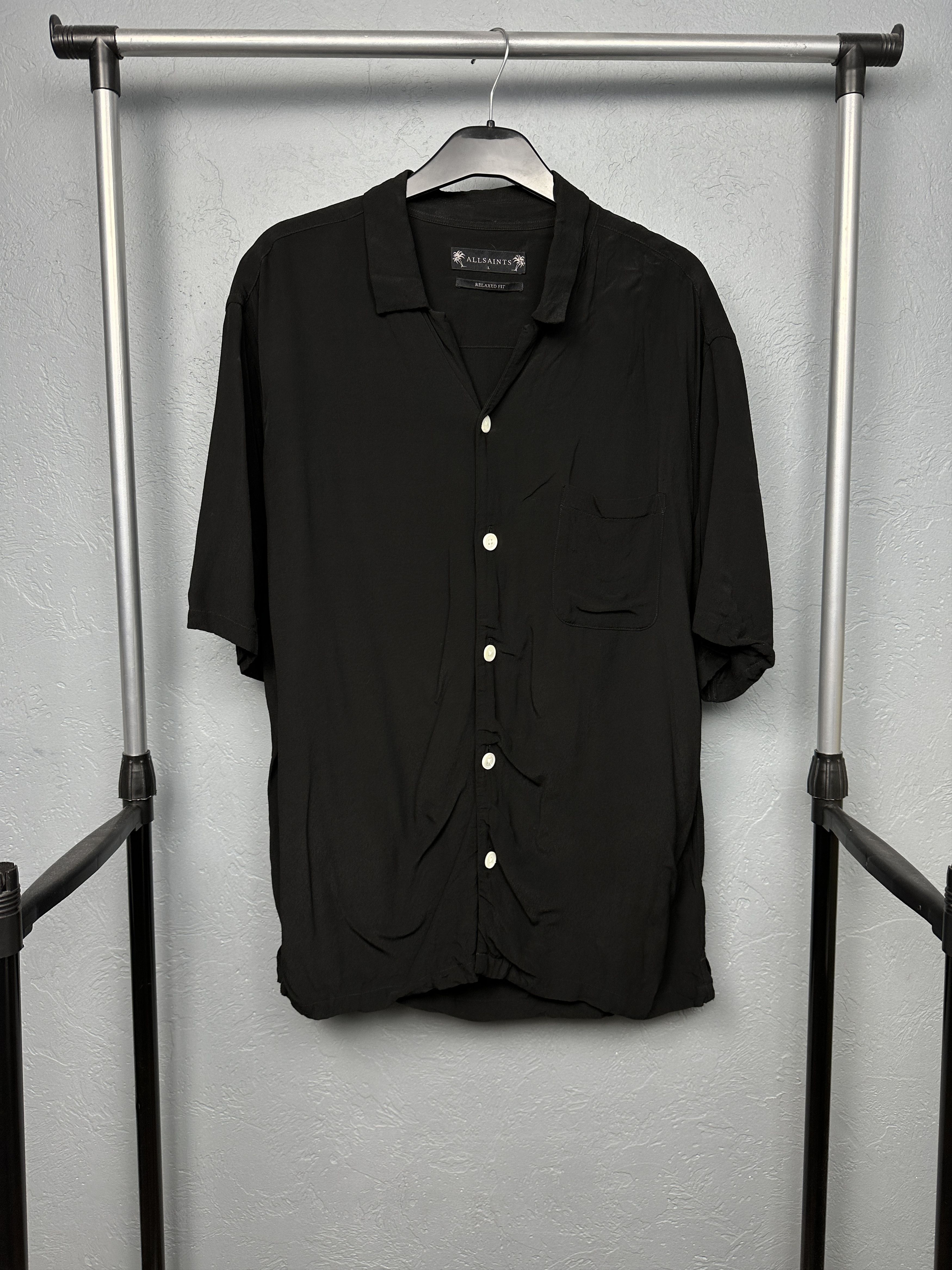 Allsaints Allsaints Mens Kiowa Hawaiian Shirt Size US L / EU 52-54 / 3 - 1 Thumbnail