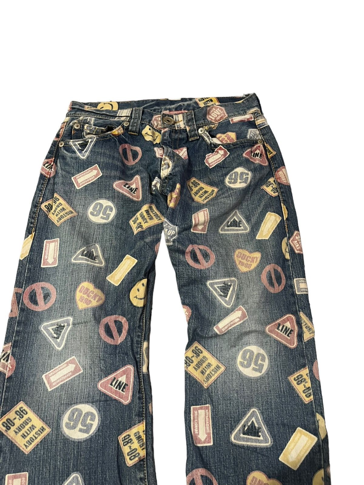 Hysteric Glamour × If Six Was Nine × Japanese Brand A Pair Co&Lu All Over Print Inspired by Hysteric Gla 32 x 29 Size US 32 / EU 48 - 3 Thumbnail