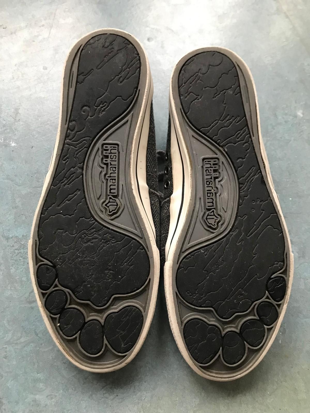 MHI × Maharishi Japanese Brand Maharishi+Mhi Vtg Sneaker+Foot Soles * Rare ! Size US 9 / EU 42 - 6 Thumbnail