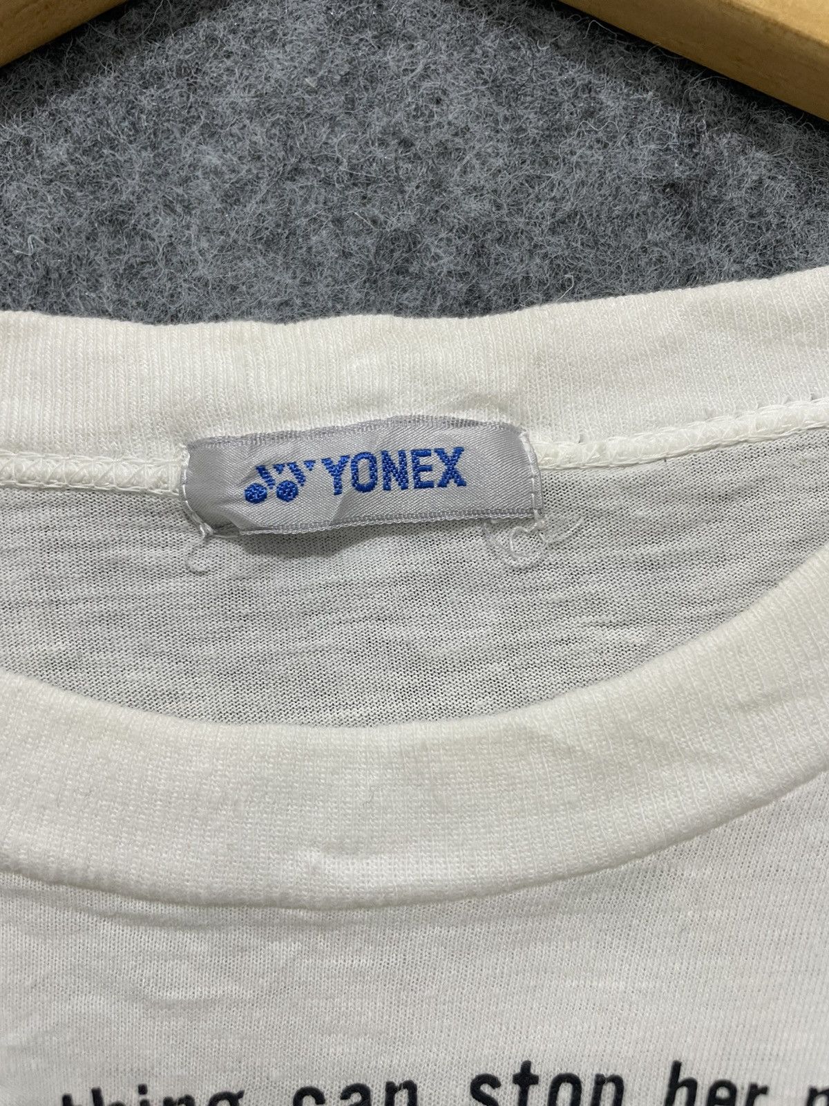 Vintage Vintage 90s Yonex Monica Seles T-Shirt Size US L / EU 52-54 / 3 - 4 Thumbnail