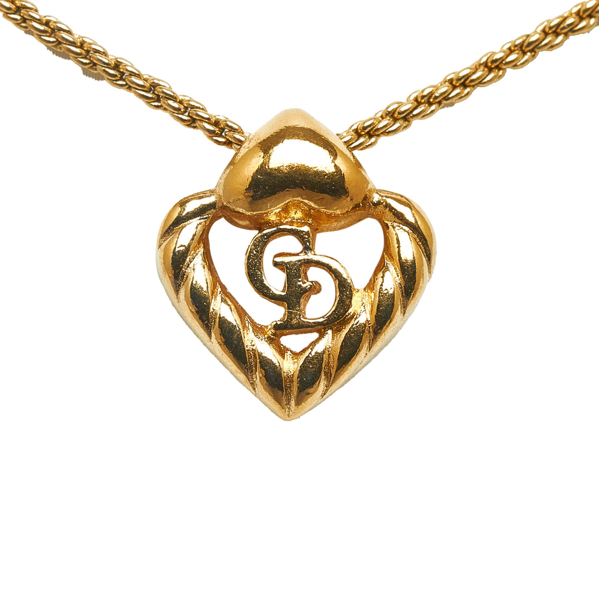 Dior Dior Heart Pendant Necklace Grailed