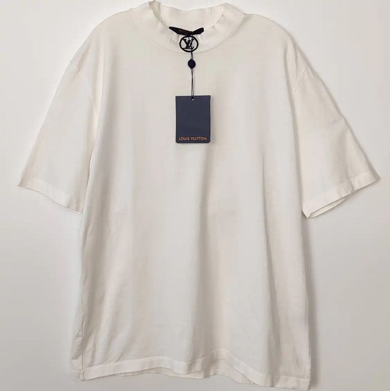 Louis Vuitton Louis Vuitton White Cotton Men's T-Shirt 0089 Size US M / EU 48-50 / 2 - 1 Thumbnail