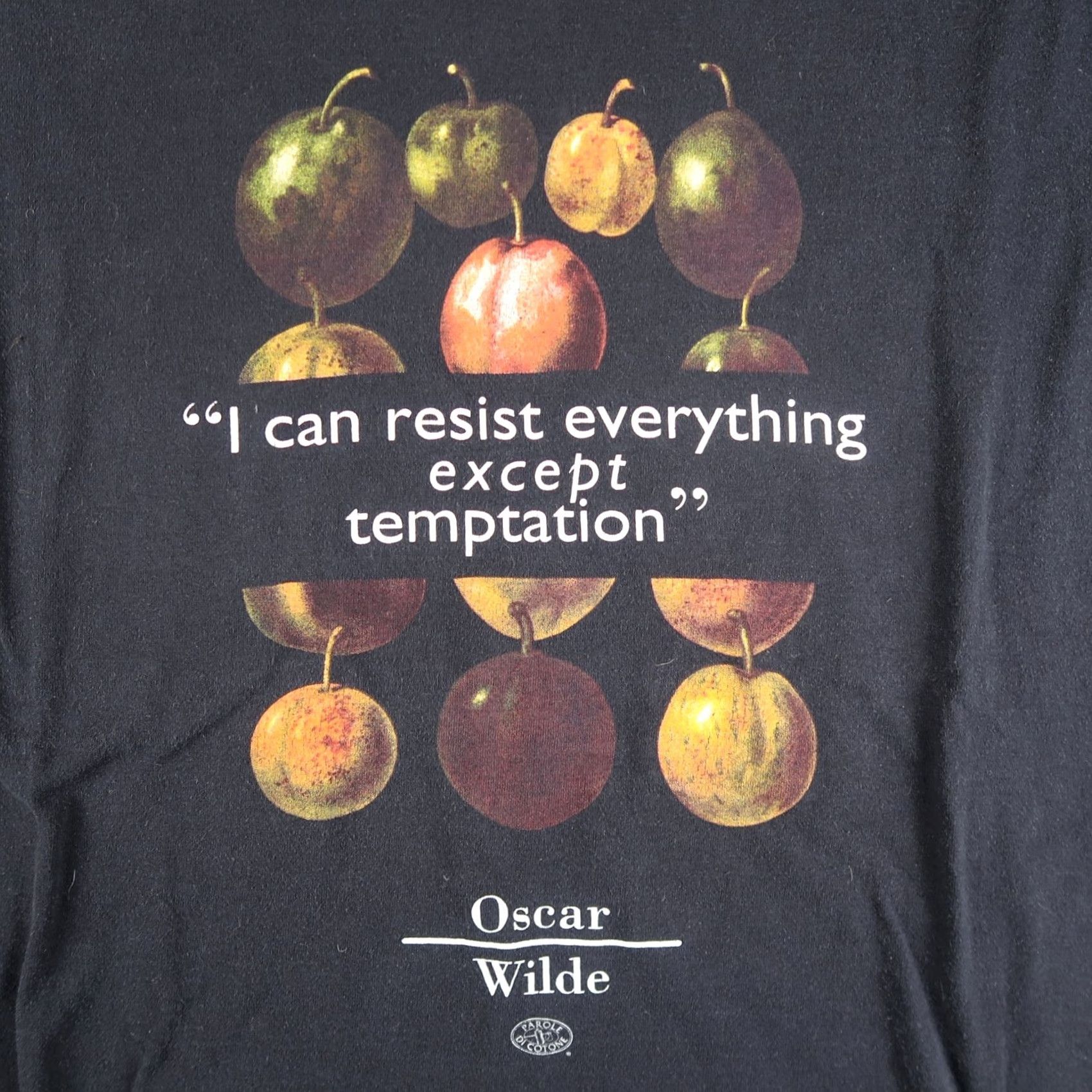 Vintage Vintage Oscar Wilde Quotes Irish Poet T Shirt Mens Size L Black 90s Vintage Tee Size US L / EU 52-54 / 3 - 3 Thumbnail
