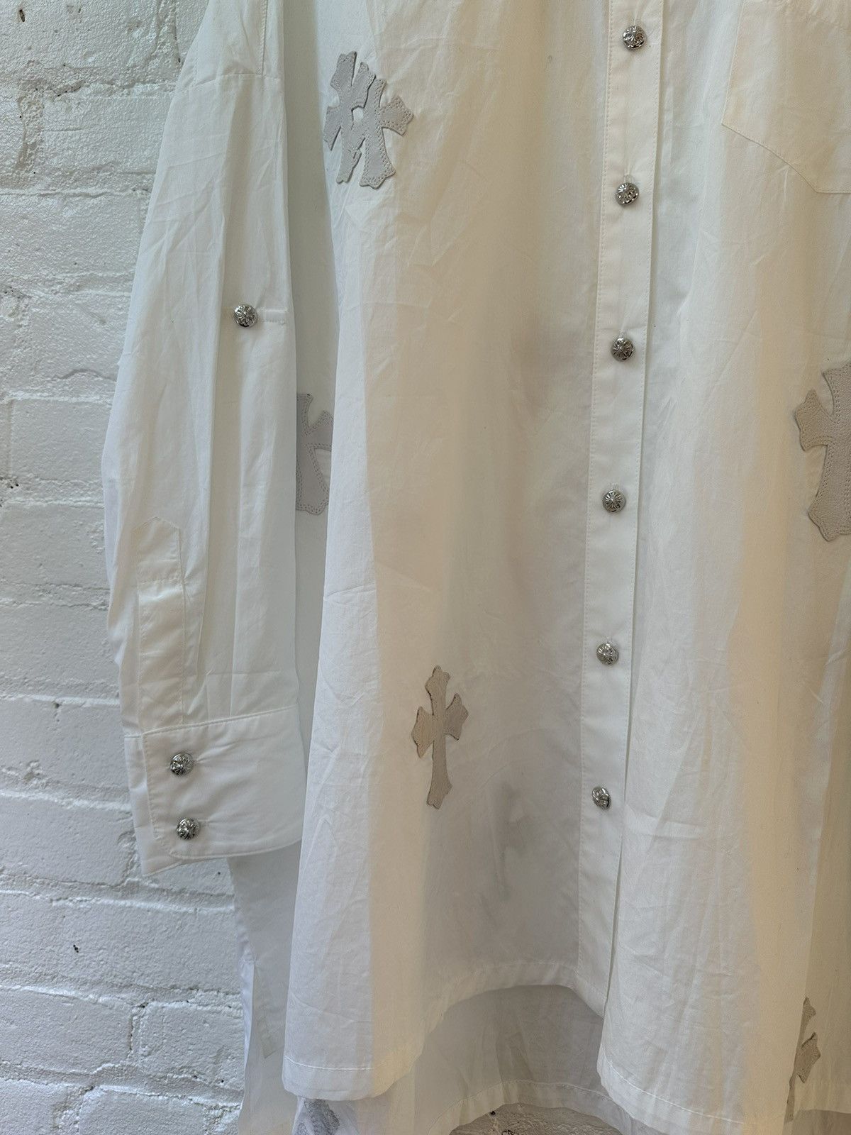 Chrome Hearts CHROME HEARTS SLIK FLOODED BUTTON UP Size US M / EU 48-50 / 2 - 3 Thumbnail