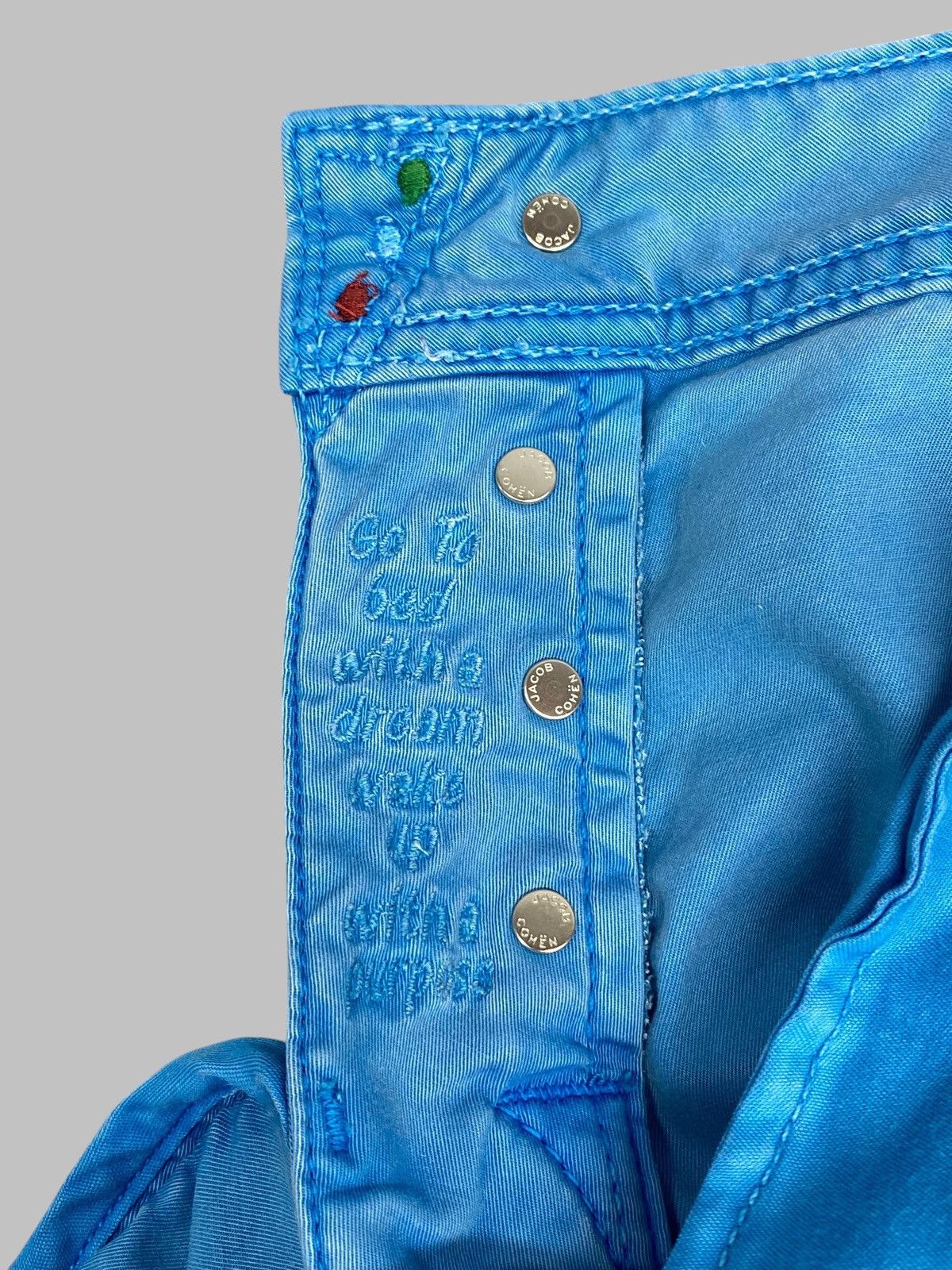 Jacob Cohen Jacob Cohen 622 Style Sky Blue Jeans Size US 35 - 22 Thumbnail