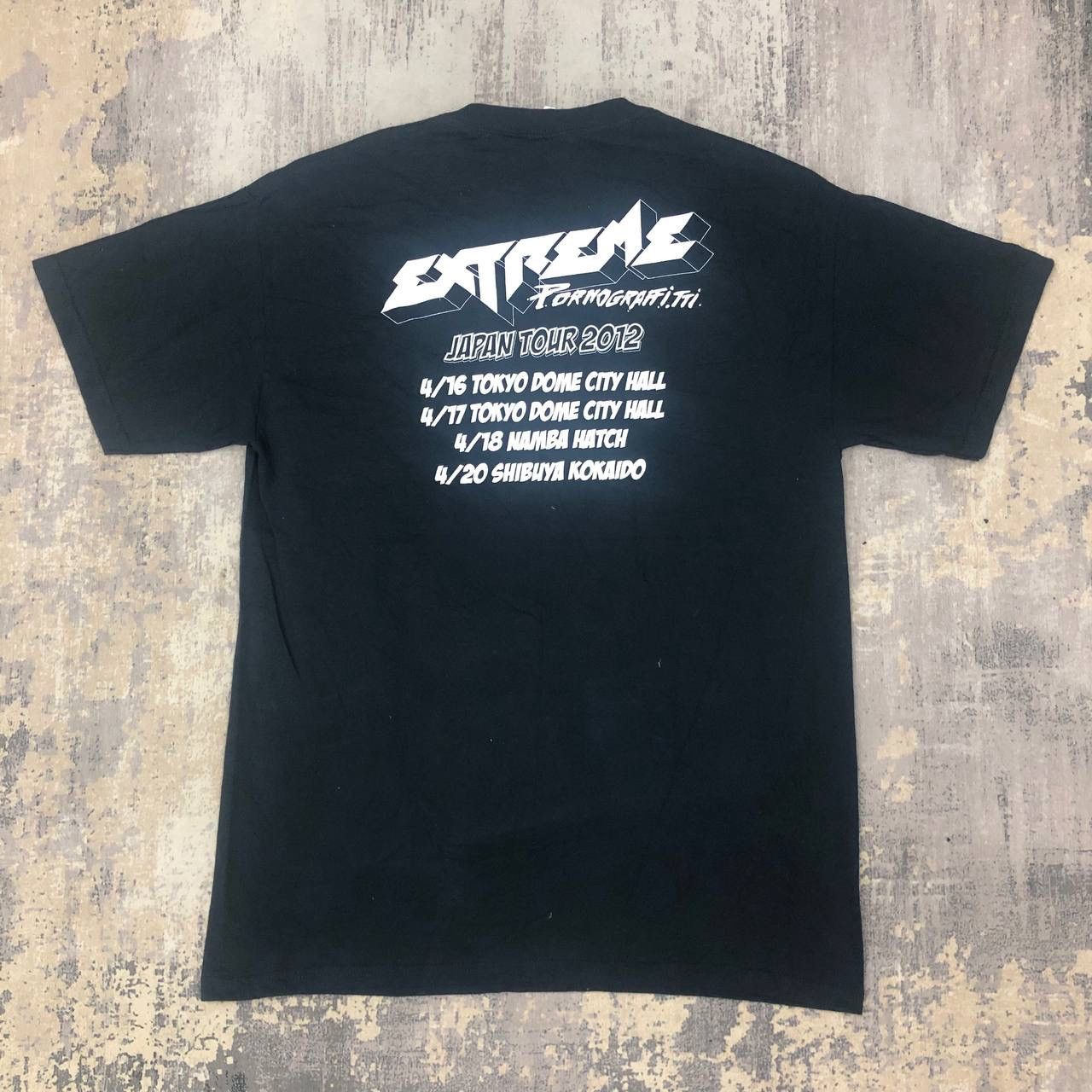 Band Tees T541. EXTREME PORNOGRAFITTI JAPAN TOUR 2012 TEE Size US M / EU 48-50 / 2 - 4 Thumbnail