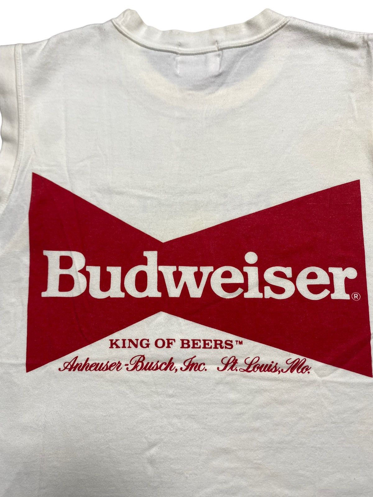 Other VINTAGE BUDWEISER SPELLOUT SLEEVELESS TEE Size US S / EU 44-46 / 1 - 10 Thumbnail