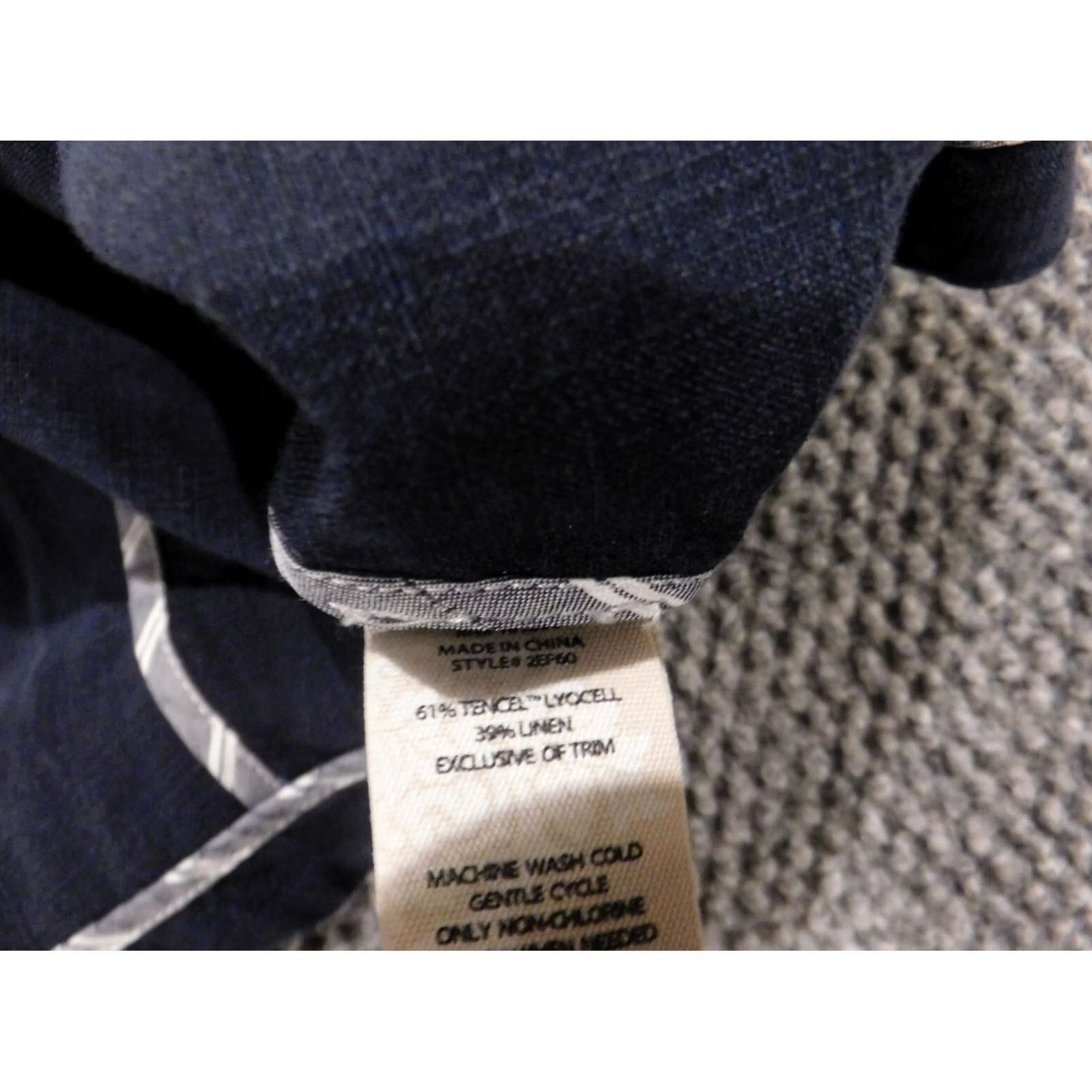 Soft Surroundings Soft Surroundings Jacket Womens Blue Small Button Linen Blazer Knit Fabric Casual Fall Winter Regular Size S Clothing Adults Womens Size S / US 4 / IT 40 - 7 Thumbnail