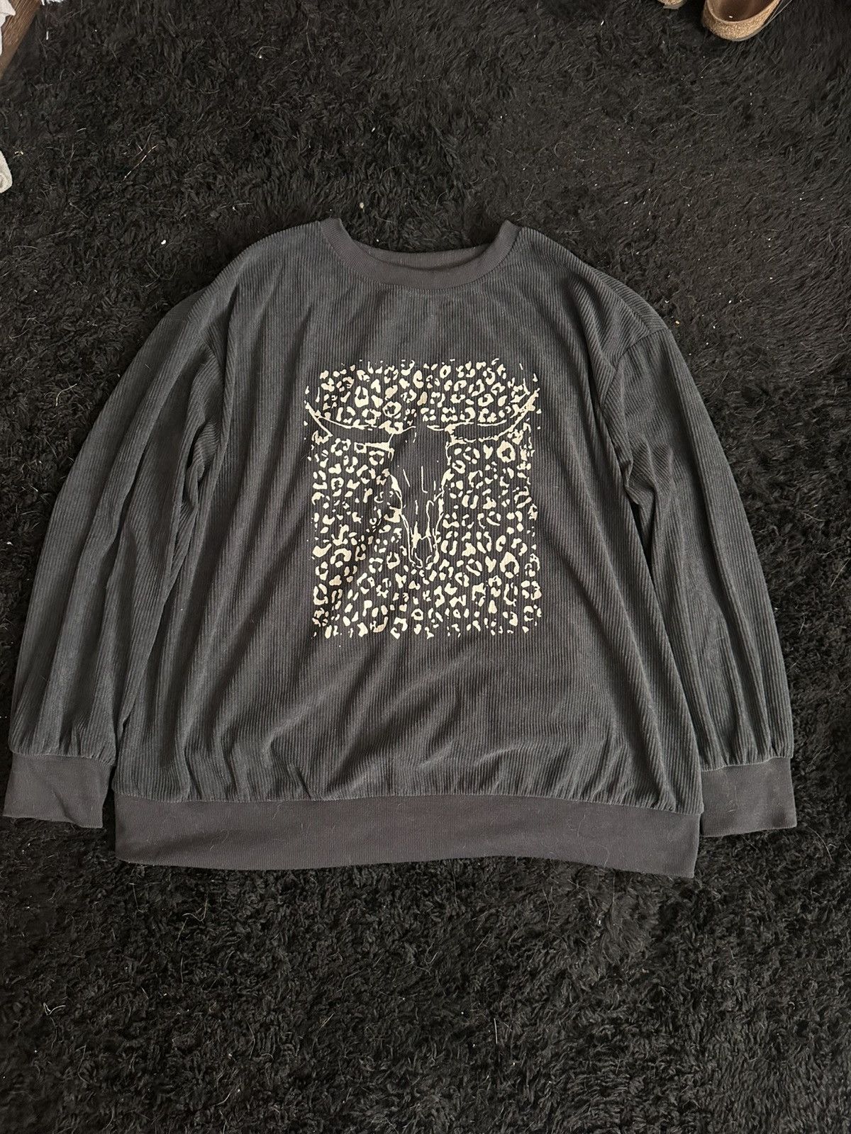 Vintage Corduroy skull long sleeve Size US L / EU 52-54 / 3 - 1 Thumbnail