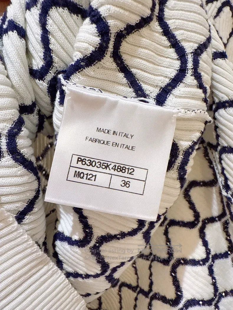 Chanel Chanel 20P Spring and Summer Preview Double C Embroidery D Size XS / US 0-2 / IT 36-38 - 8 Thumbnail