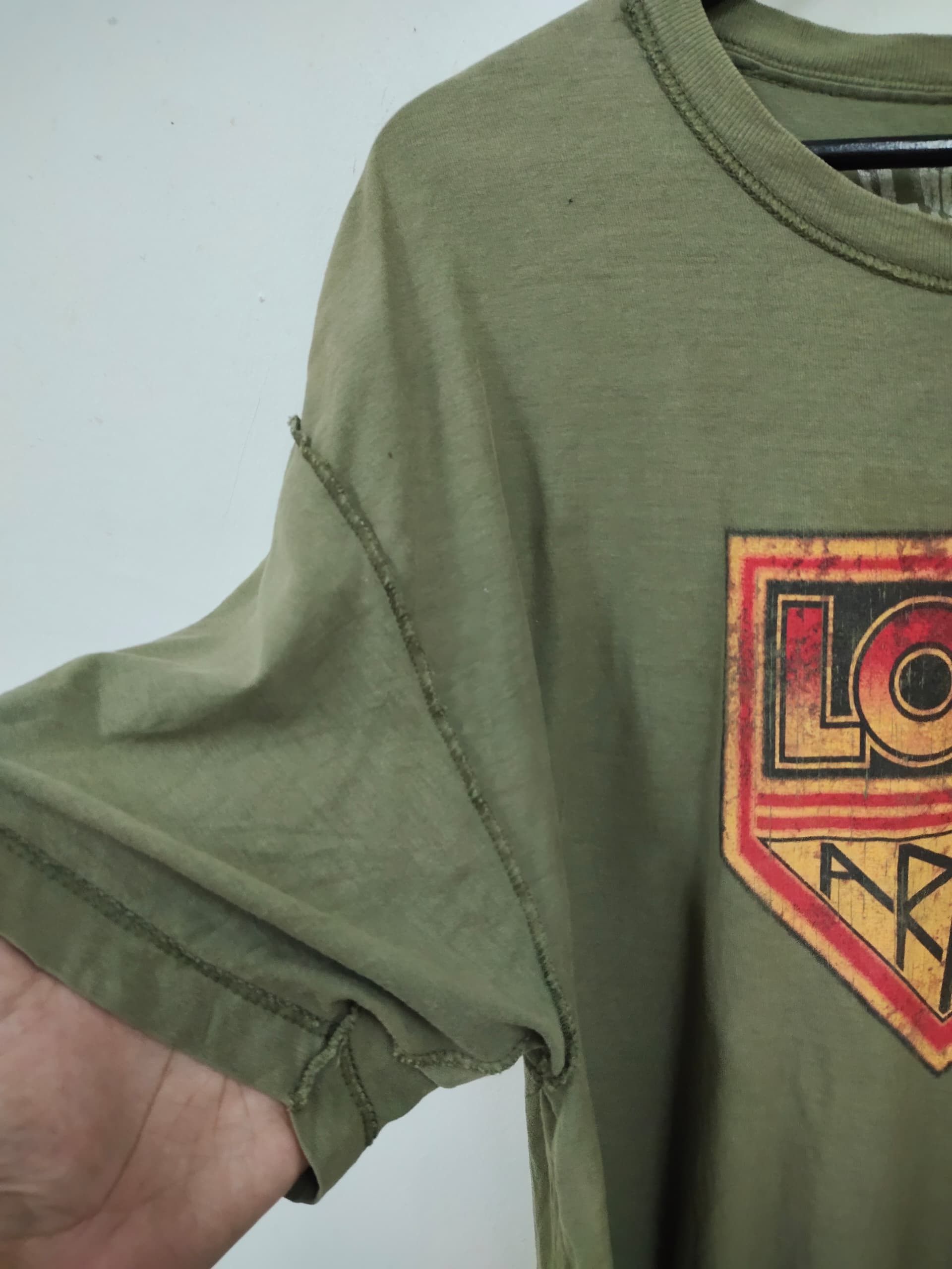Lost Enterprises Vtg Lost Skateboard X Kiss Army band t shirt Size US XL / EU 56 / 4 - 4 Thumbnail