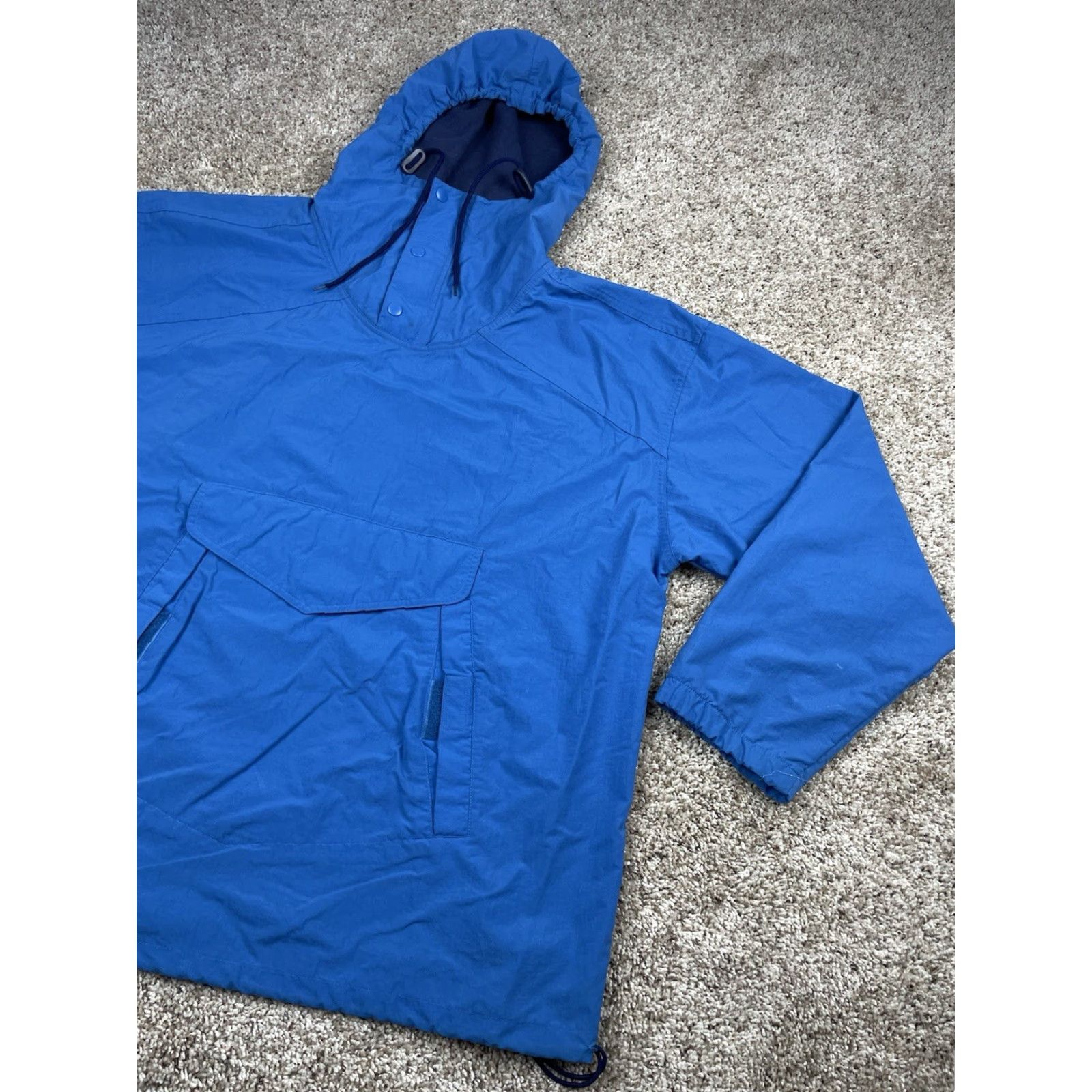 Gap VINTAGE Gap Windbreaker Jacket Mens Blue Hooded Pockets Y2K Large L Nylon Jacket Winter Outdoor Retro 90s Mens Size US L / EU 52-54 / 3 - 2 Thumbnail