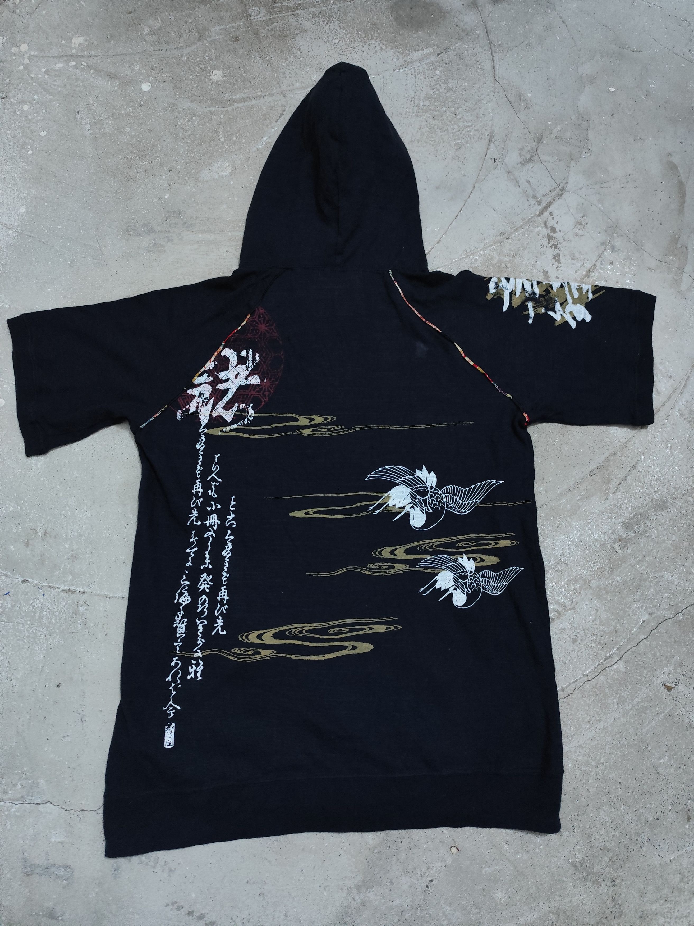 Japanese Brand Sukajan japan hoodie short sleeve Size US M / EU 48-50 / 2 - 7 Thumbnail
