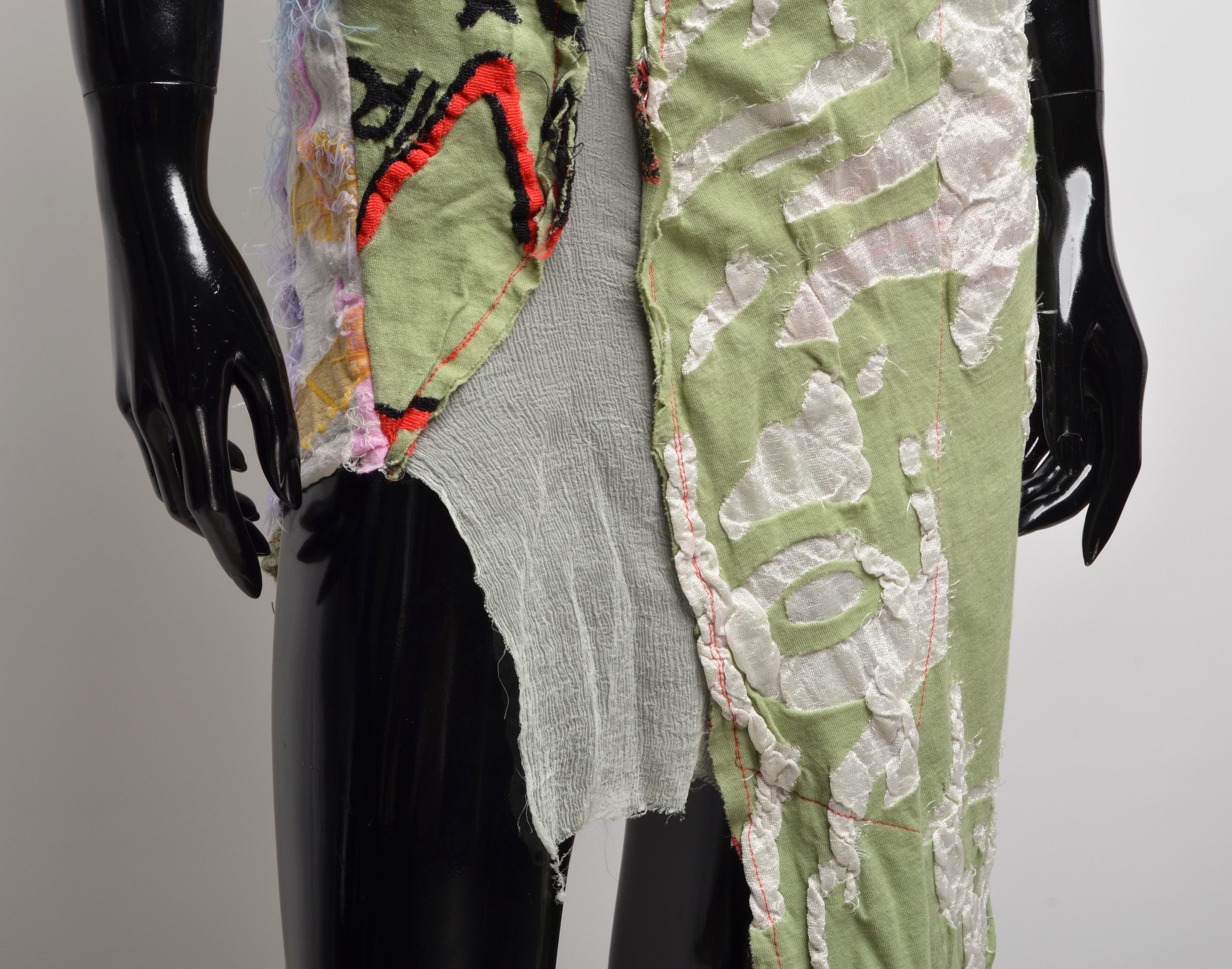 Other Vira Lata Y2K Deconstructed Grunge Mini Tunic Dress Size S / US 4 / IT 40 - 4 Thumbnail
