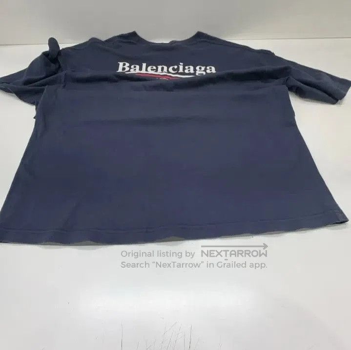 Balenciaga Balenciaga Blue Short Sleeve T. Size US XXS / EU 40 - 4 Thumbnail