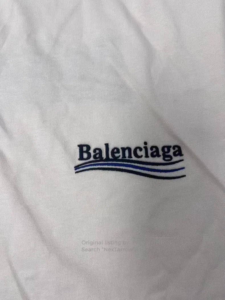 Balenciaga Balenciaga Letter Printed Crew Neck Short Sleeve T-Shirt Size US XS / EU 42 / 0 - 3 Thumbnail