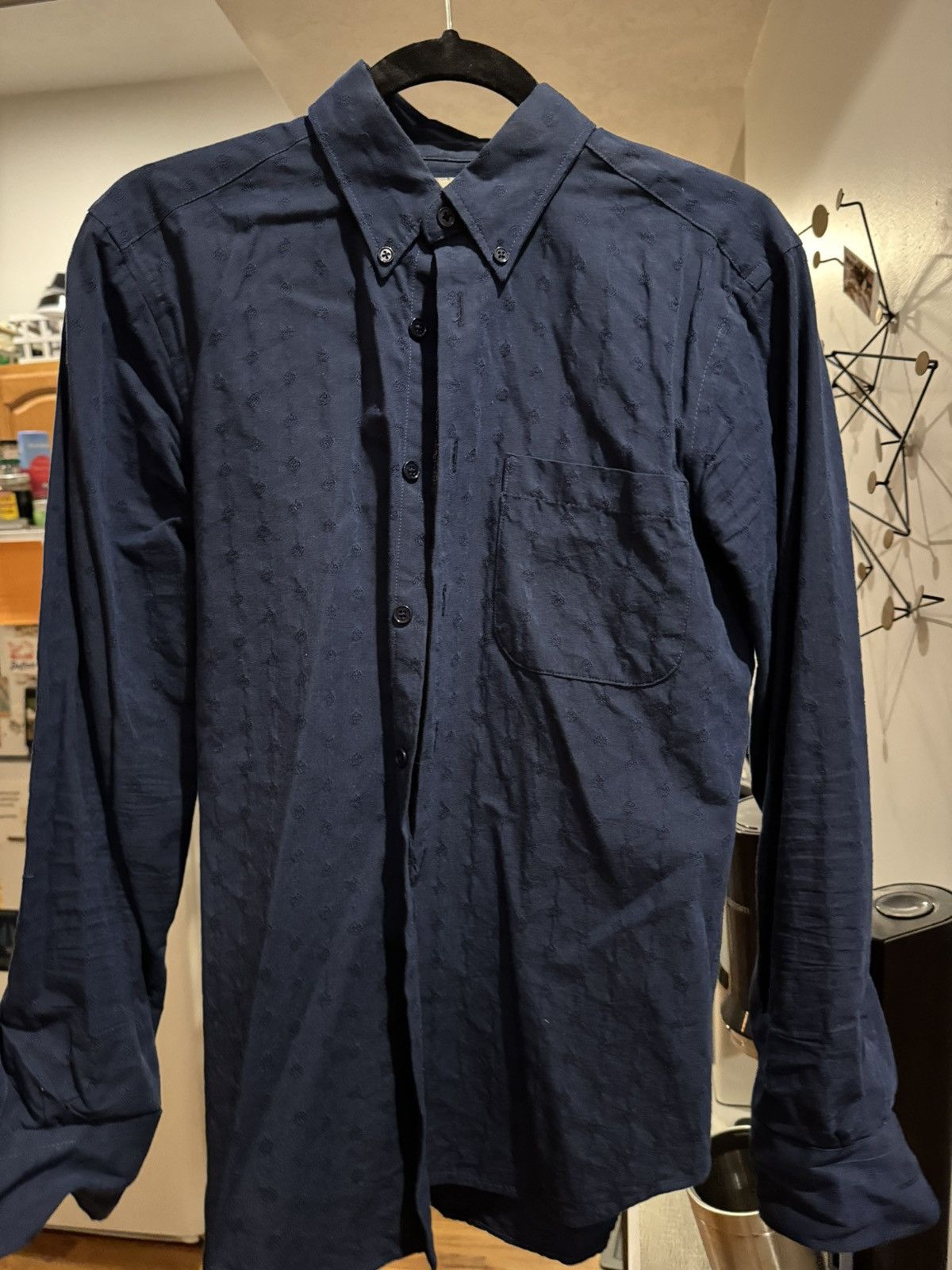Naked & Famous Naked and Famous Blue Slim Shirt Size US S / EU 44-46 / 1 - 1 Thumbnail
