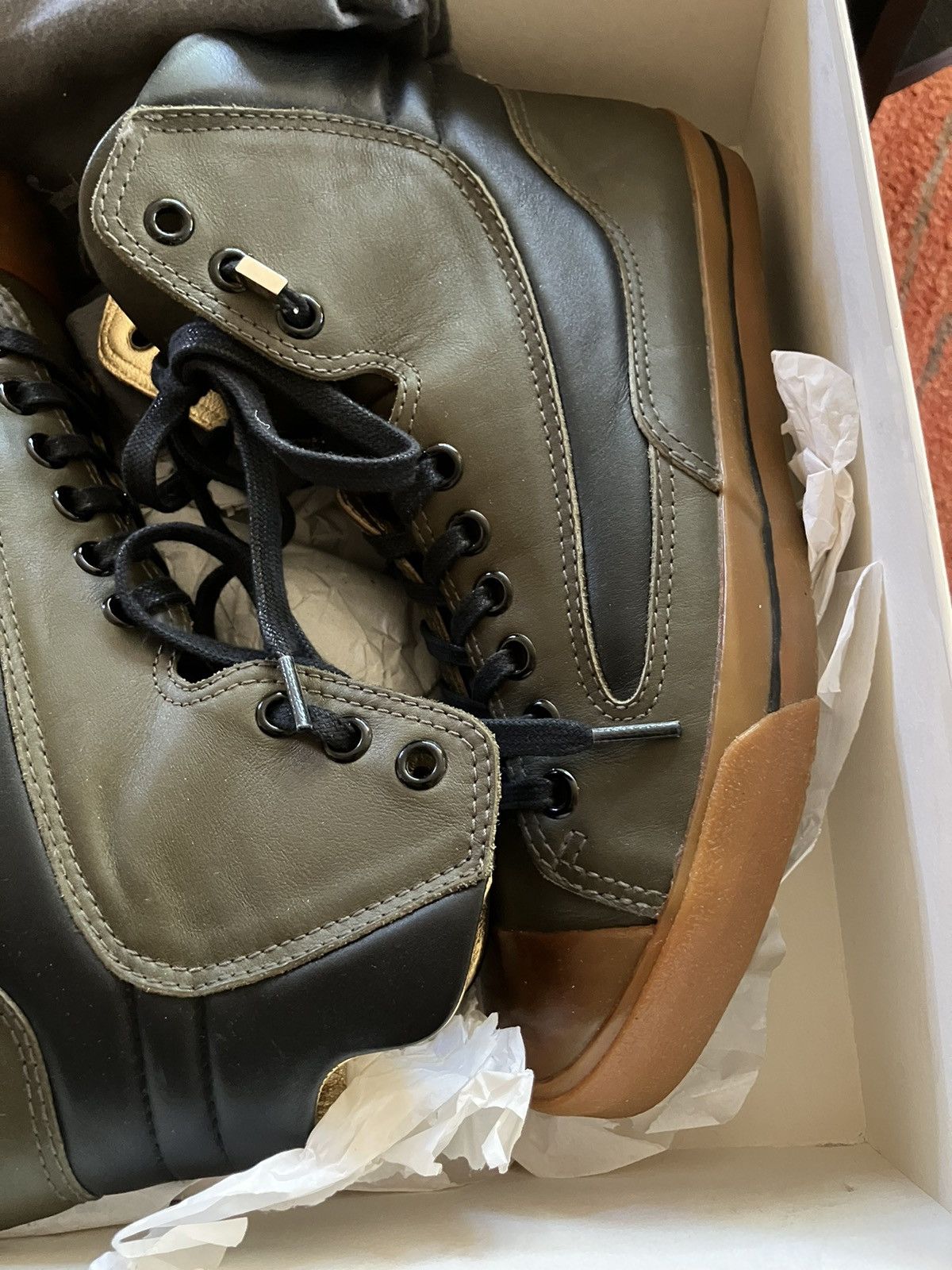 Dior × Hedi Slimane Dior Homme/Hedi Slimane 2005 Hightop Sneakers Size US 9.5 / EU 42-43 - 6 Thumbnail