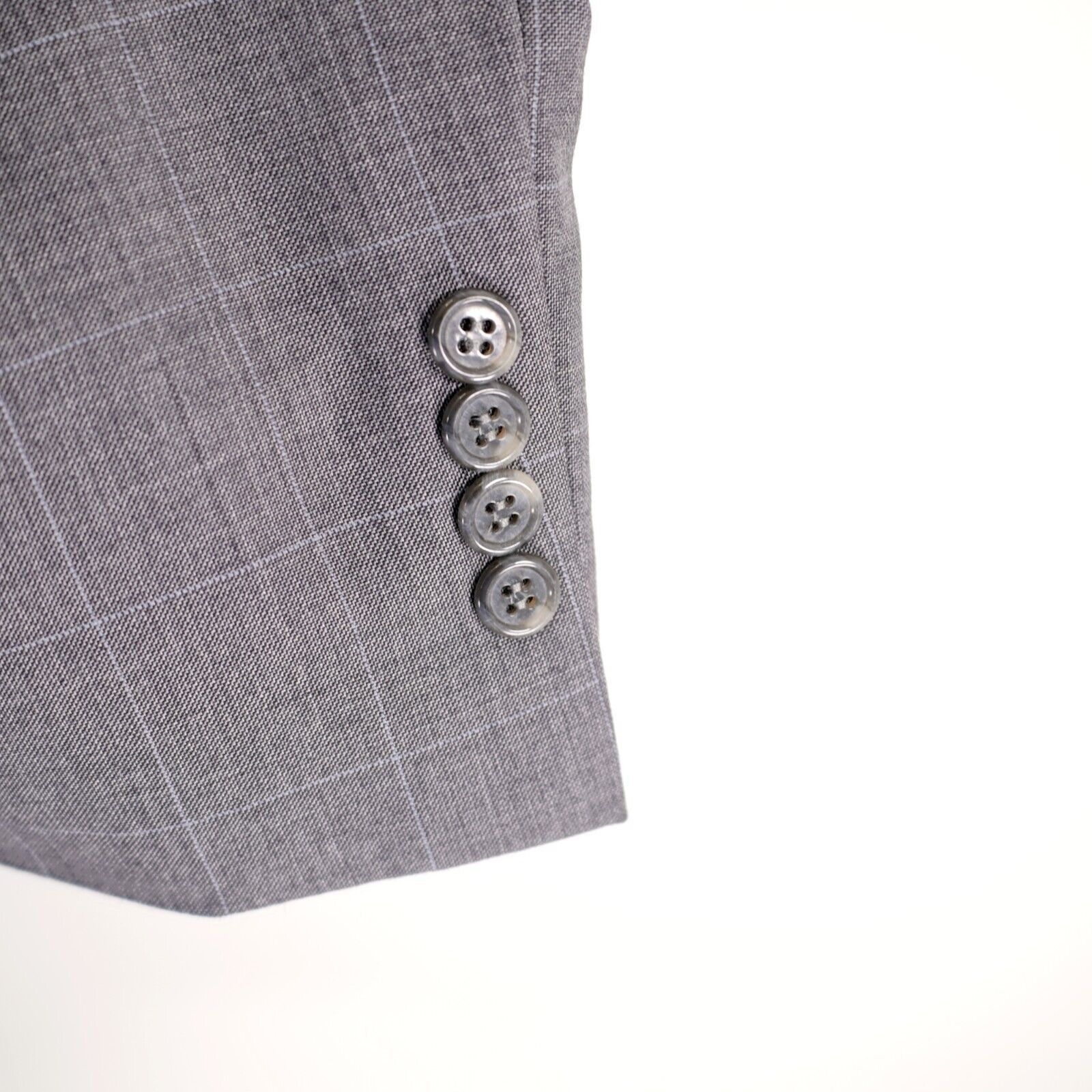 Jos. A. Bank Jos A Bank Signature Tailored Fit Wool 2 Button 2 Piece Suit Size 44R - 6 Thumbnail