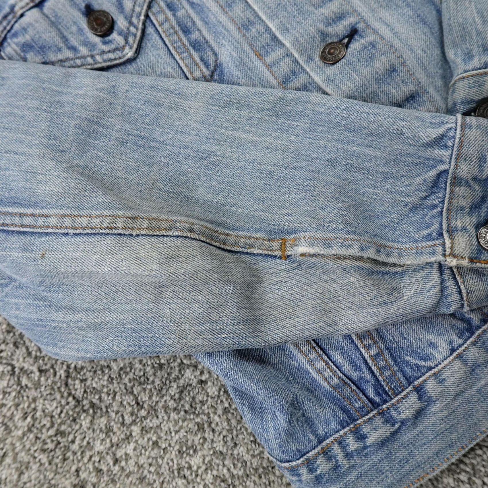 Levi's VTG Levi's Jacket Mens 36 Blue Denim Type III Trucker Western Coat 70s 80s USA Jeans Size US XXS / EU 40 - 6 Thumbnail