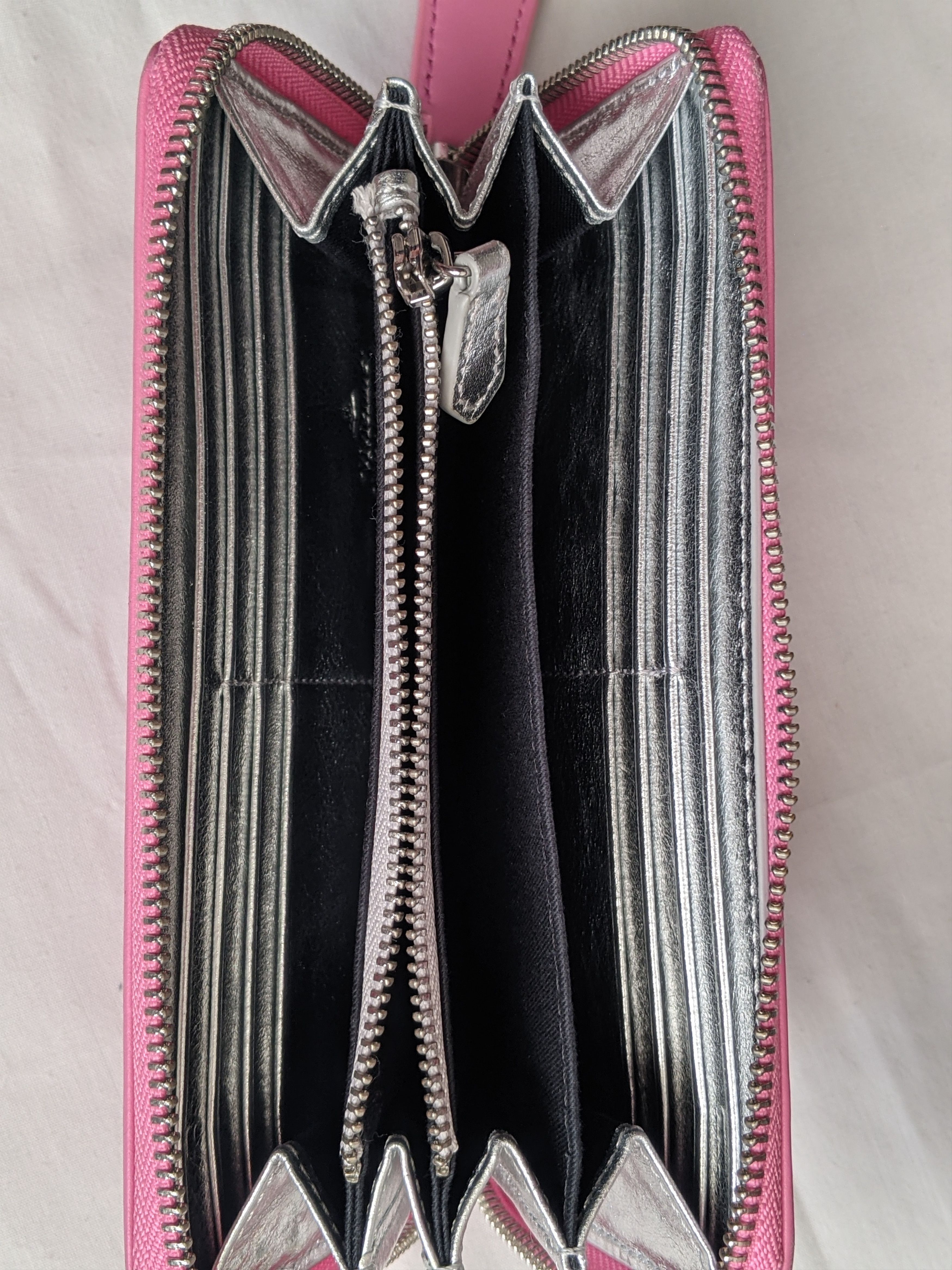 Vivienne Westwood Vivienne Westwood Pink Leather Wallet Size ONE SIZE - 8 Thumbnail