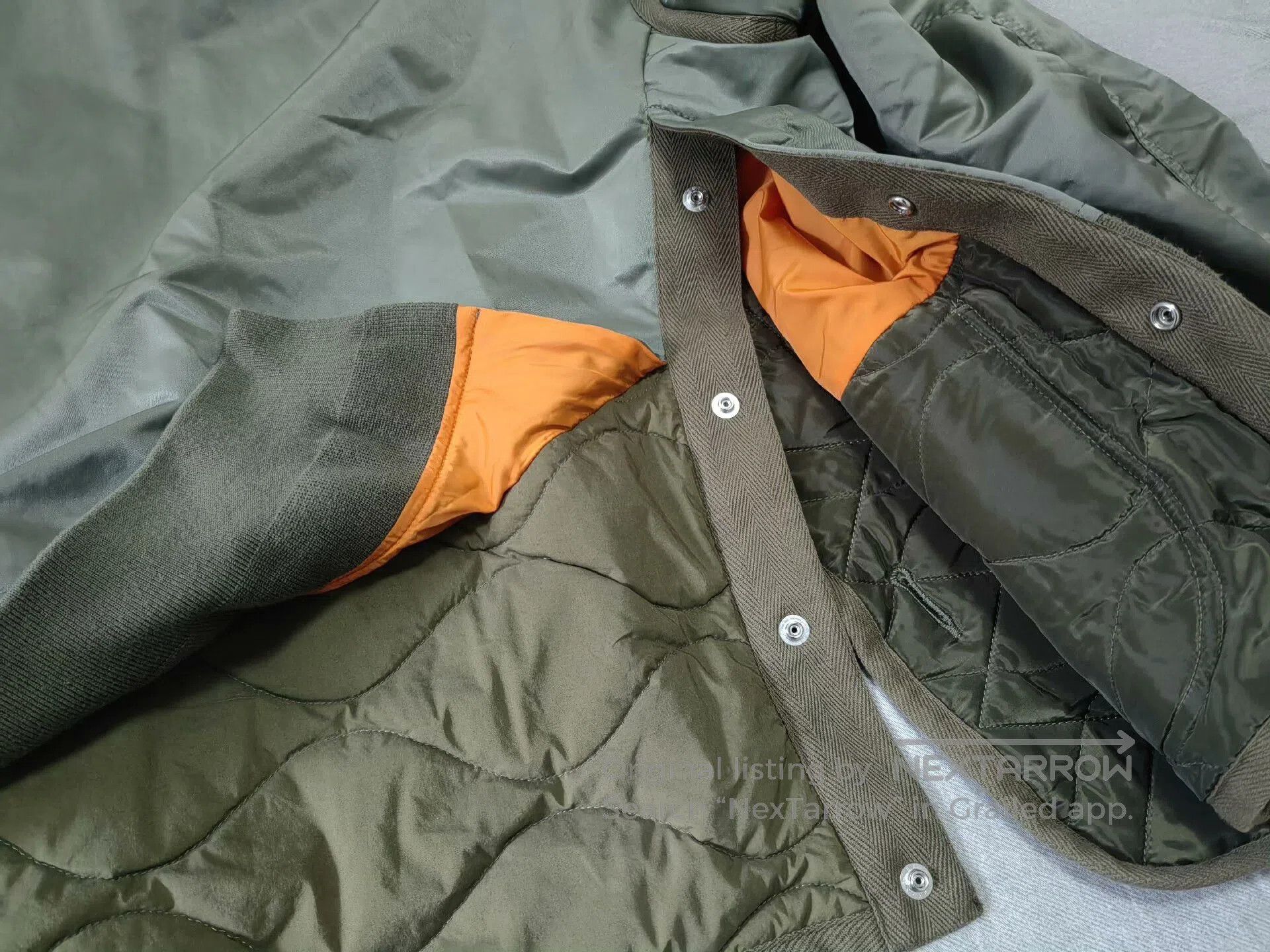 Sacai sacai nylon twill mix bomber jacket. Size US M / EU 48-50 / 2 - 4 Thumbnail