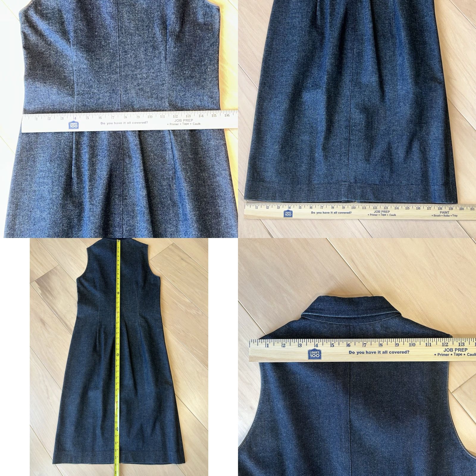 Ralph Lauren RALPH LAUREN Black Label Denim Sheath Dress Sleeveless Women’s 10 Size L / US 10 / IT 46 - 8 Thumbnail