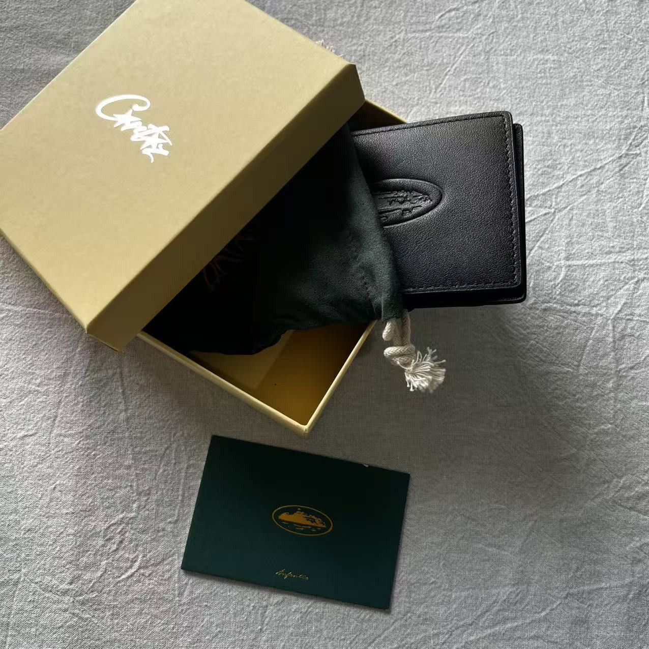 Corteiz Corteiz Island Leather Card Holder Black Size ONE SIZE - 3 Thumbnail