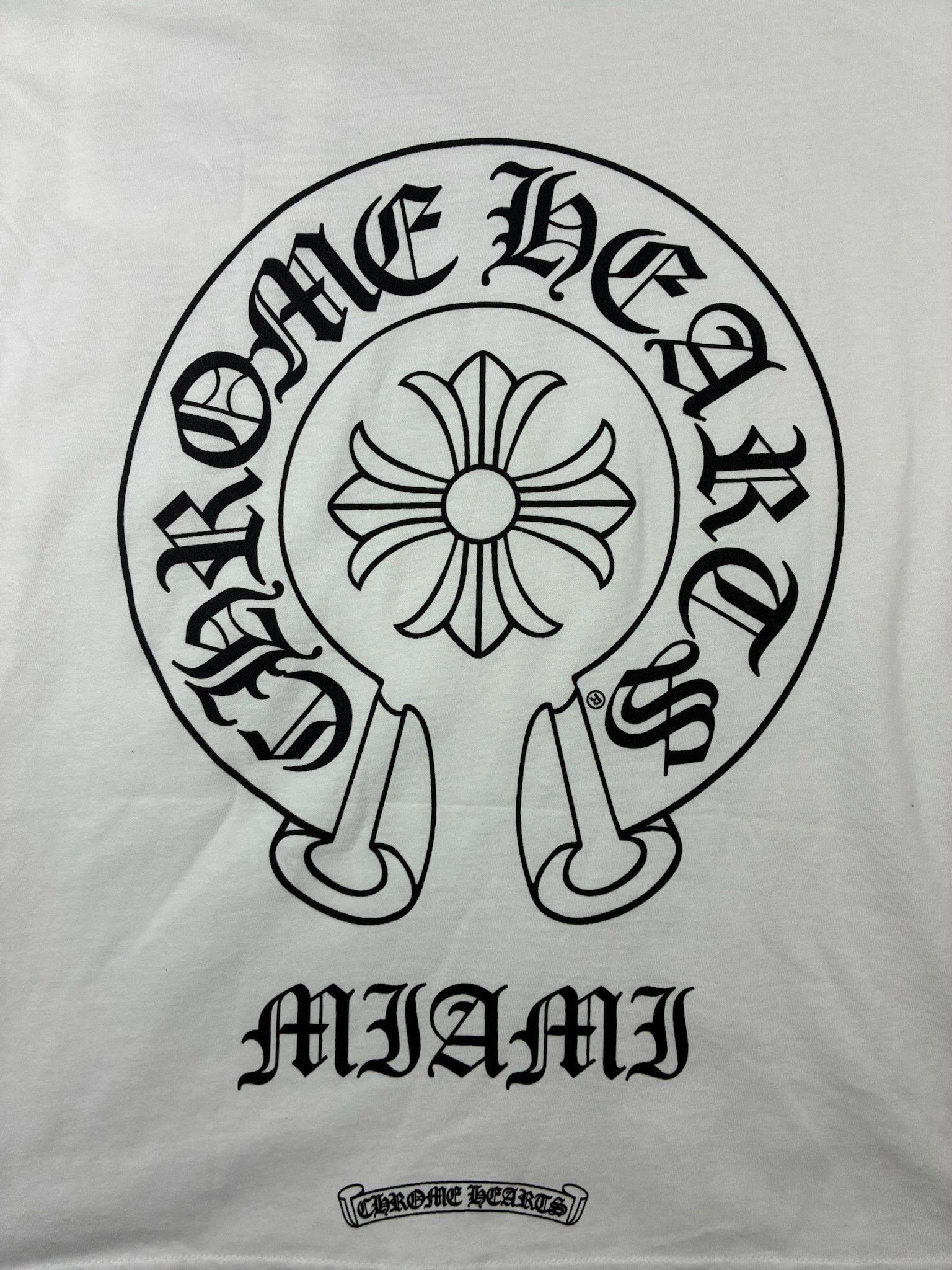Chrome Hearts Chrome Hearts Miami Exclusive Pocket T-Shirt 'White' Size US L / EU 52-54 / 3 - 6 Thumbnail