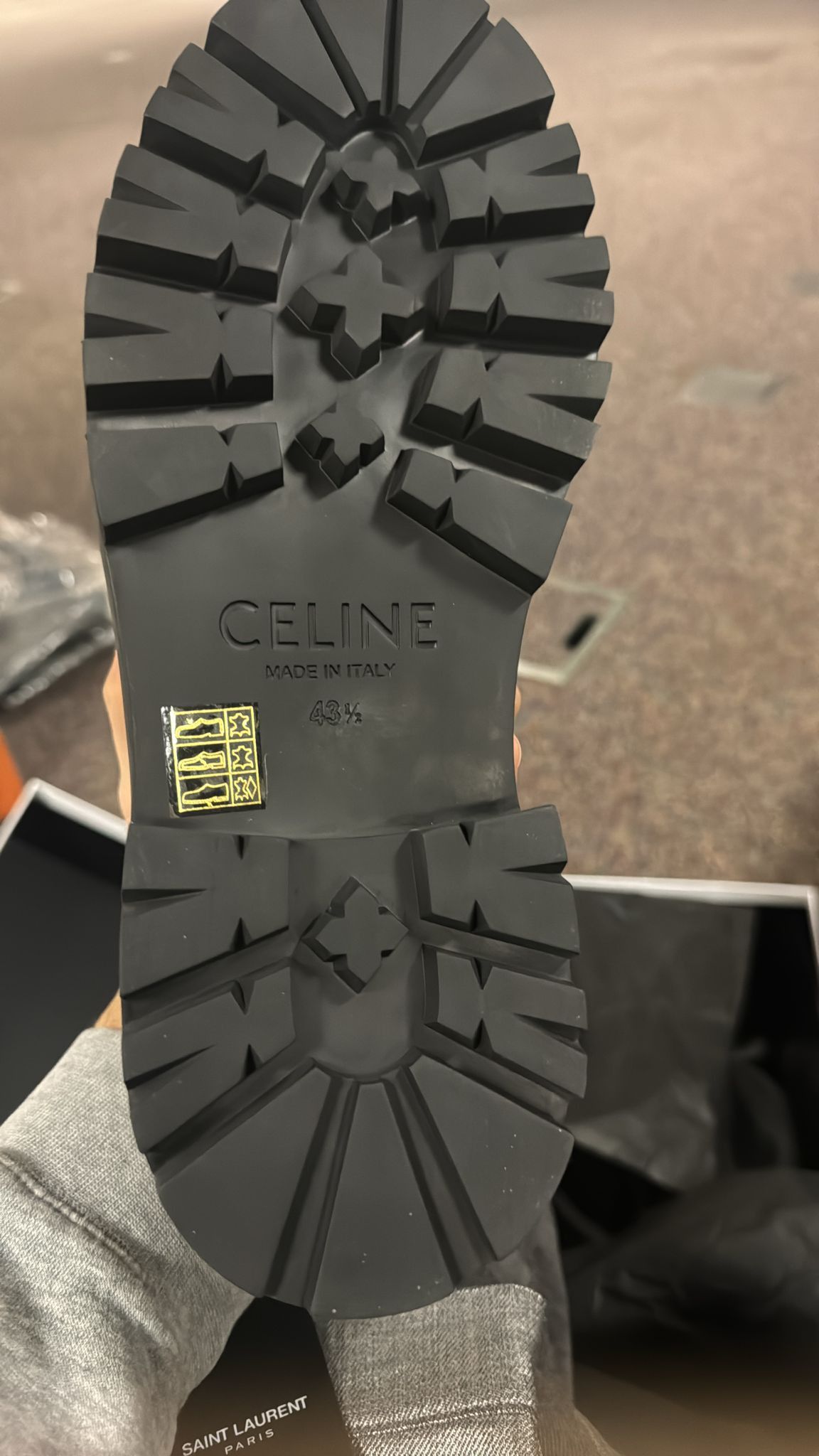 Celine o1rshd1 Leather Spiders Loafers in Black / White Size US 10.5 / EU 43-44 - 24 Thumbnail