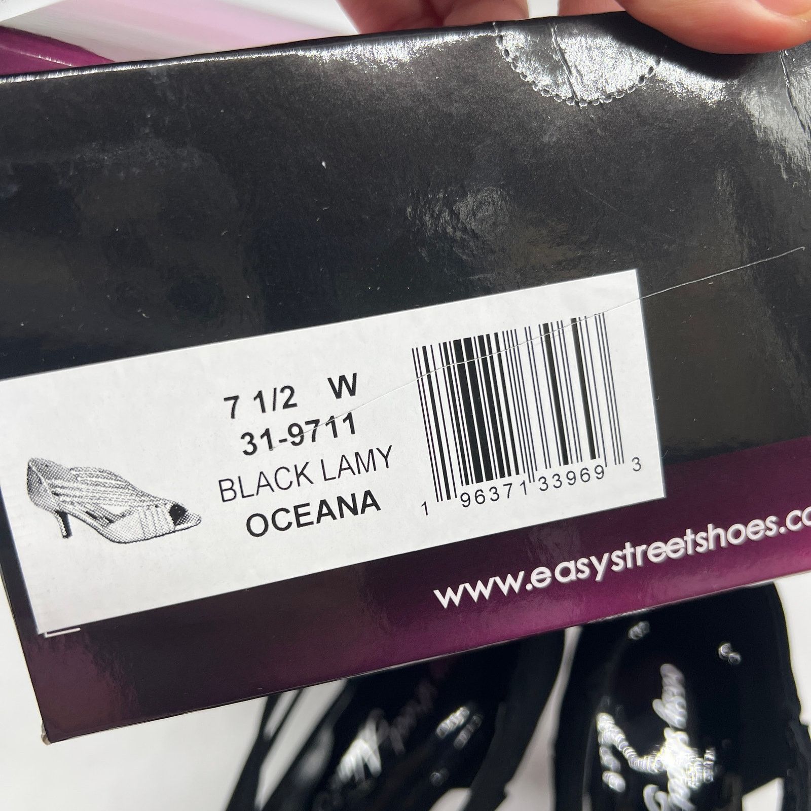 Other Easy Street Womens Heel Oceana Pump Black Color Size 7.5 Wid Size US 7.5 / IT 37.5 - 10 Thumbnail