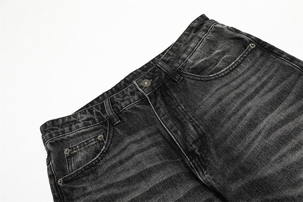 Jean American Vintage Washed & Distressed Straight-Leg Jeans Size US 32 / EU 48 - 3 Thumbnail