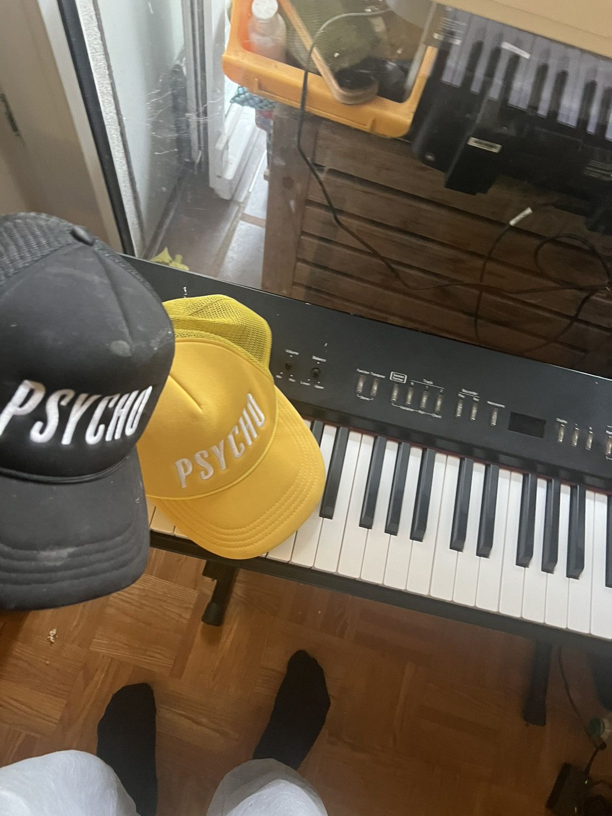 Other Santan Dave Psycho Cap in Yellow Size ONE SIZE - 3 Thumbnail