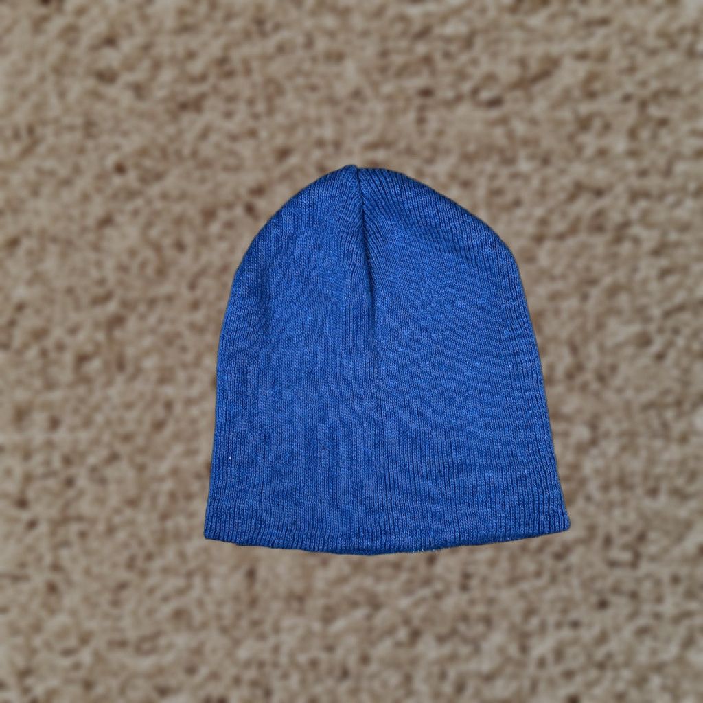 Vintage Family Dollar Beanie Toque Adult One Size Blue Knit Acrylic Snow Ski Outdoor Size ONE SIZE - 1 Thumbnail