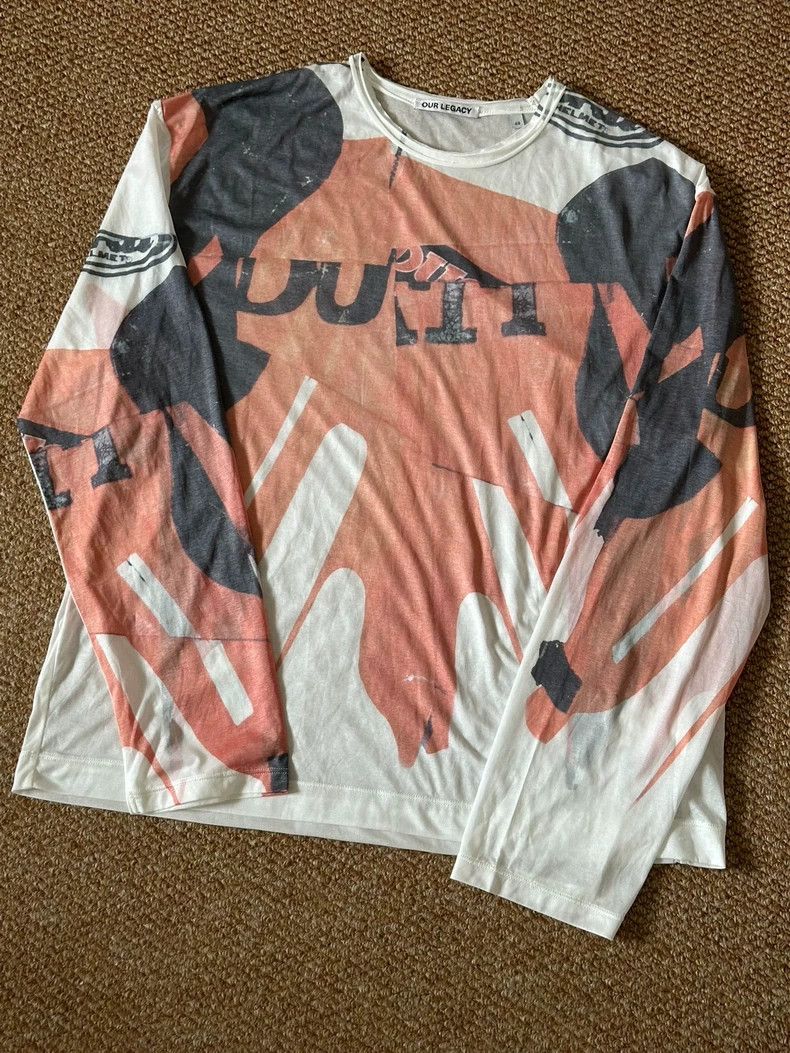 Our Legacy Our Legacy size48 Printed long sleeves undergarment Size US M / EU 48-50 / 2 - 1 Thumbnail