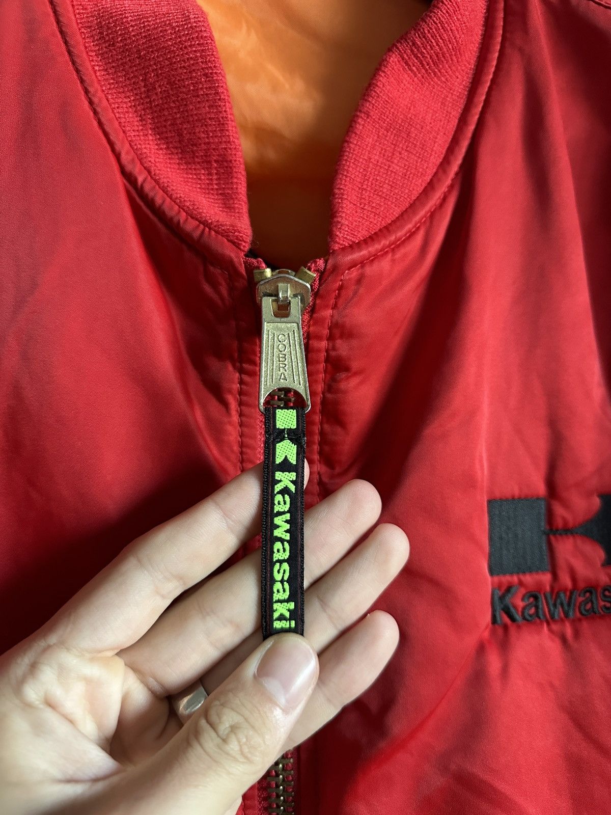 USA製ボンバージャケットMA1ヴィンテージKawasaki USA製ボンバー