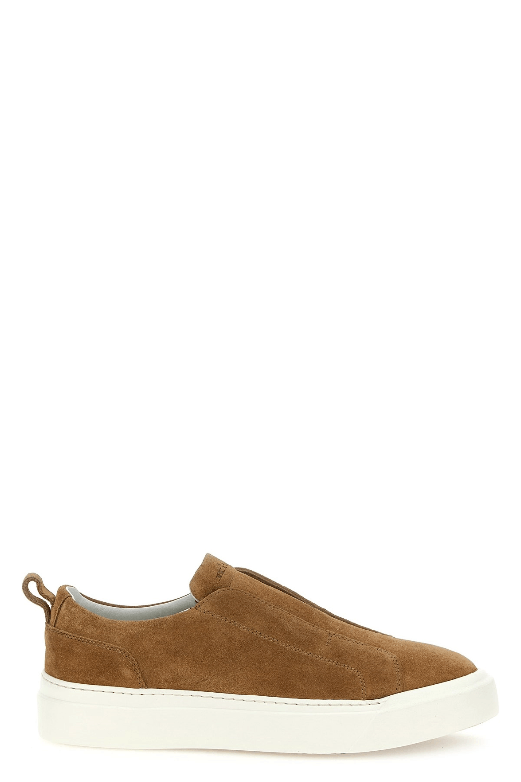 Kiton KITON Brown Suede Slip On Sneakers New And Authentic Size US 5.5 / EU 38 - 1 Thumbnail