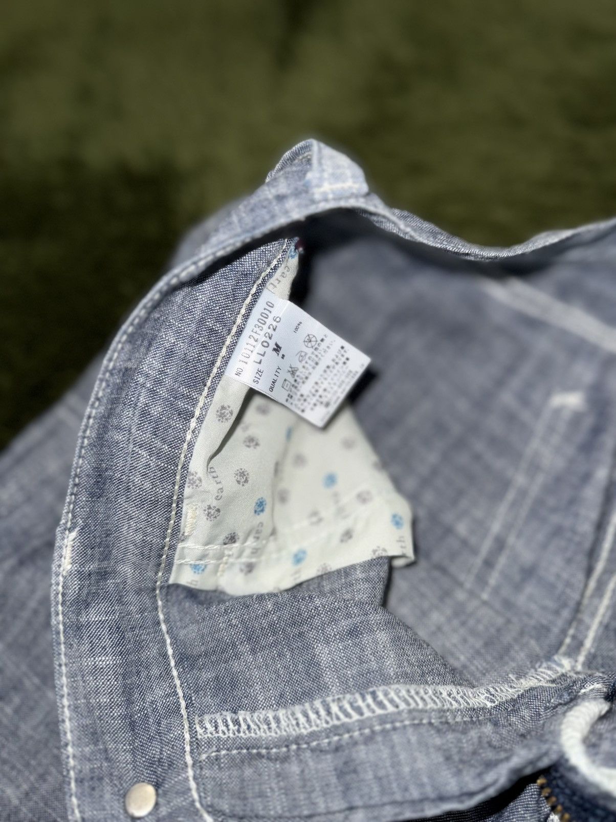 Lee [M] LEE Made in Japan EME Line Chambray Work Pants Size US 30 / EU 46 - 4 Thumbnail