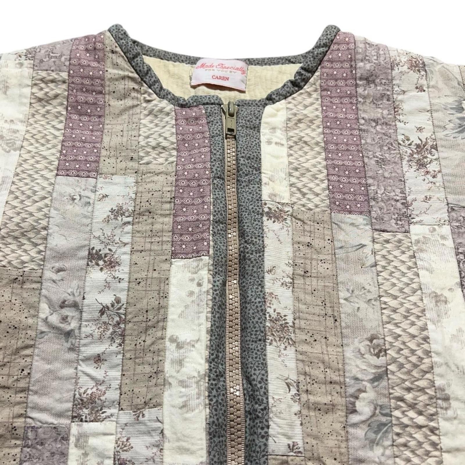 Other Vintage Handmade Quilted Jacket Made Especially for you Size S / US 4 / IT 40 - 3 Thumbnail