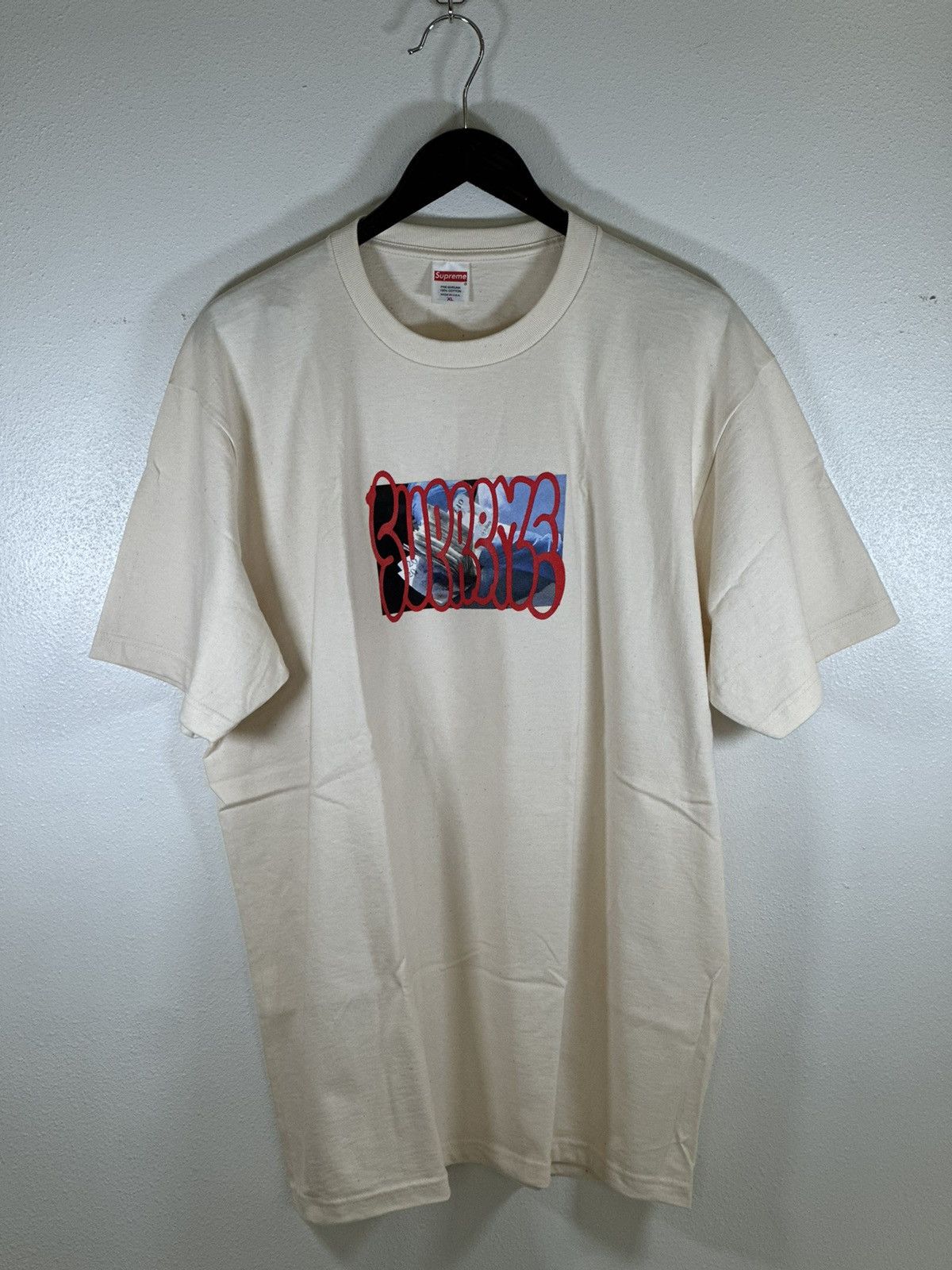 image of Supreme Payment Tee in Natural, Men's (Size XL)