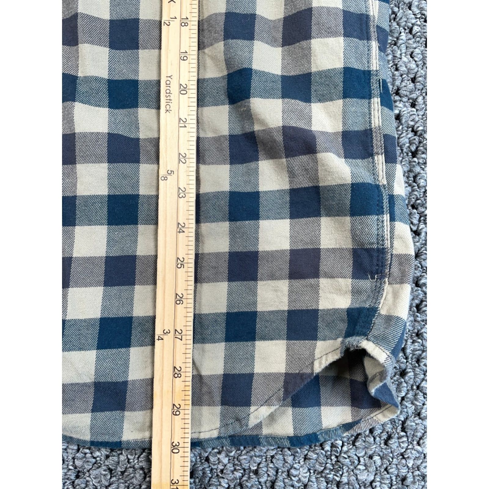 Carhartt Carhartt Relaxed Fit Flannel Shirt Adult XL Gray Plaid Lightweight Cotton Blend Mens Size US XL / EU 56 / 4 - 7 Thumbnail