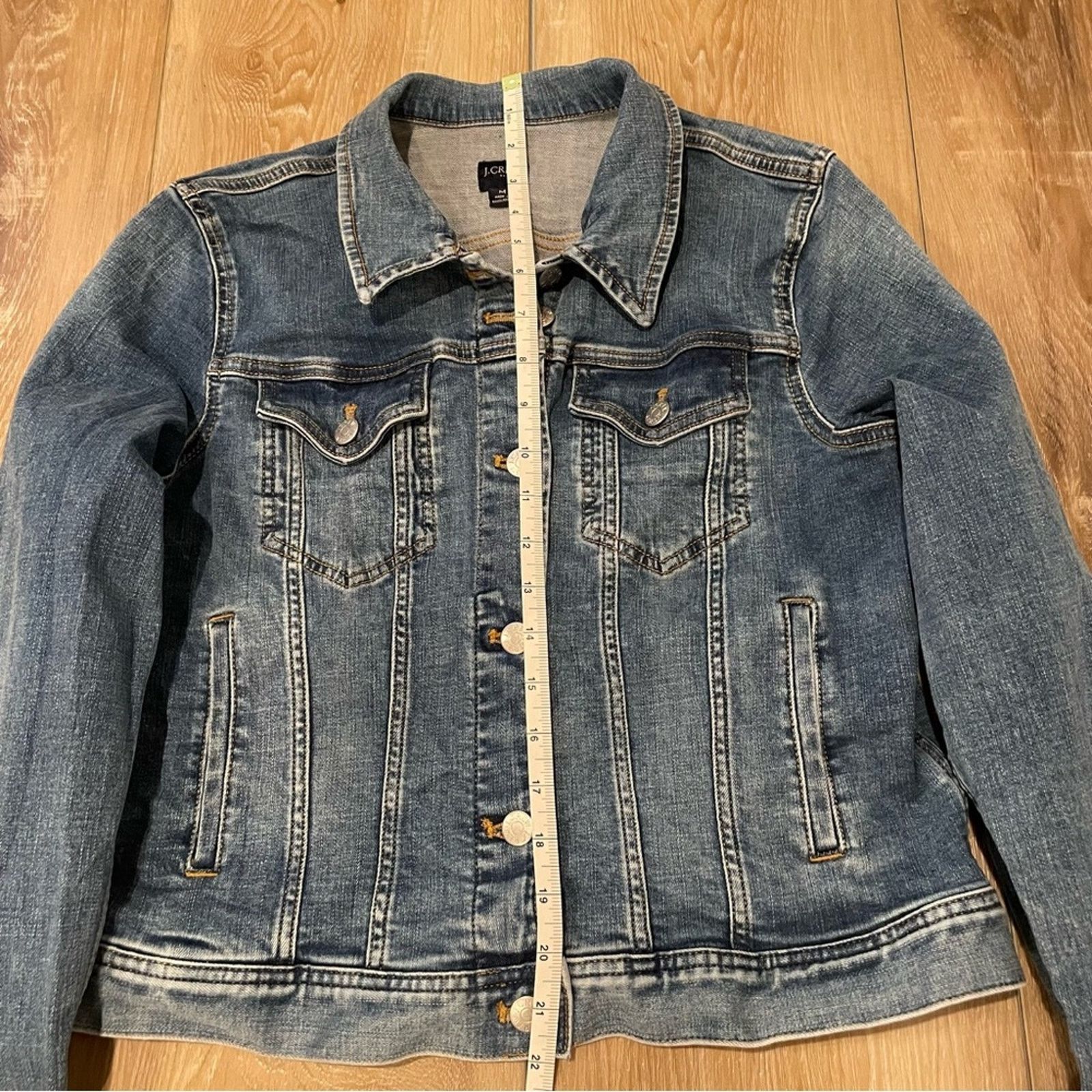 J.Crew J. Crew Denim Jacket Size M / US 6-8 / IT 42-44 - 15 Thumbnail